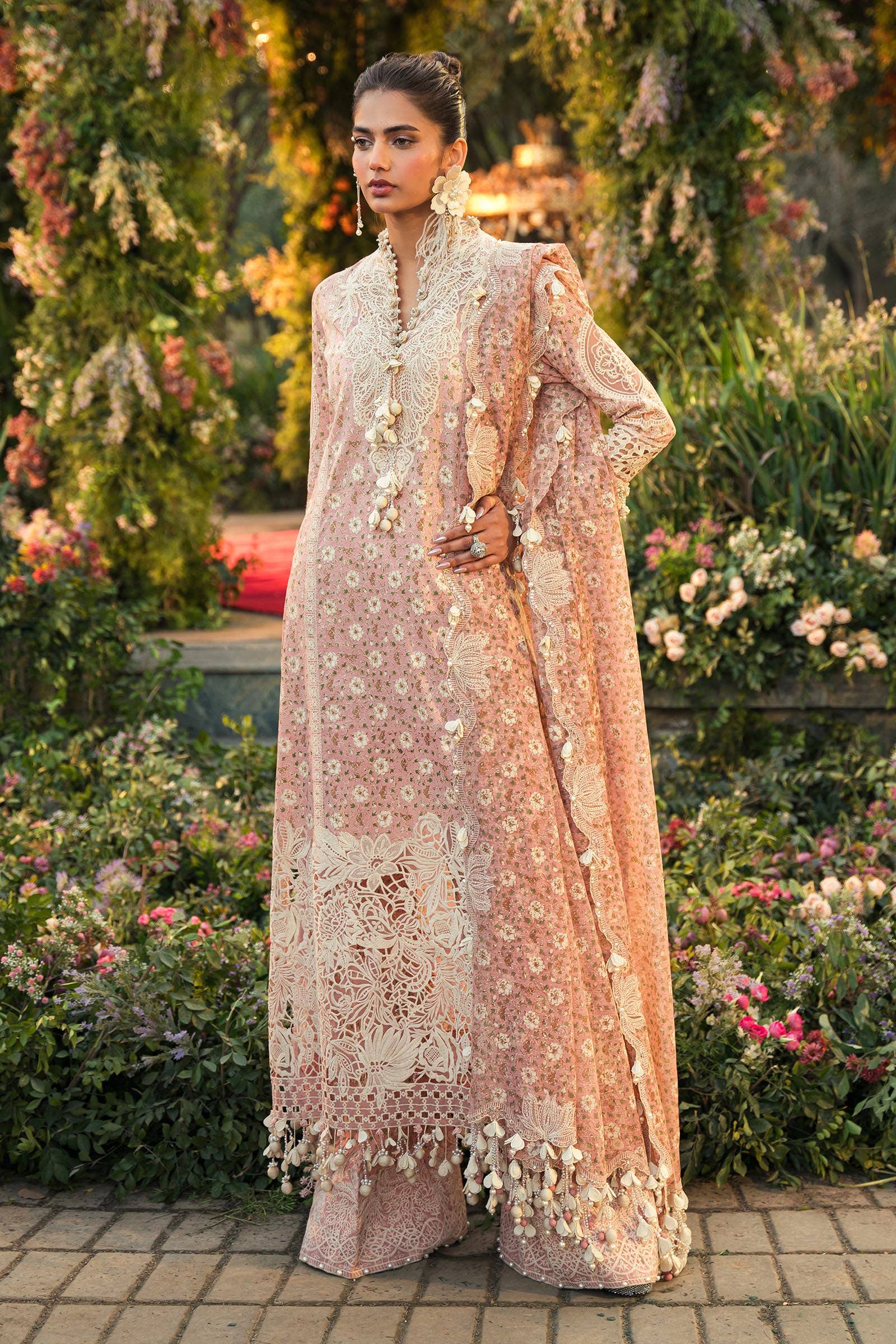 Sana Safinaz | Luxury Collection 24 | L241-005A-3CU - Aqsa Fabrics