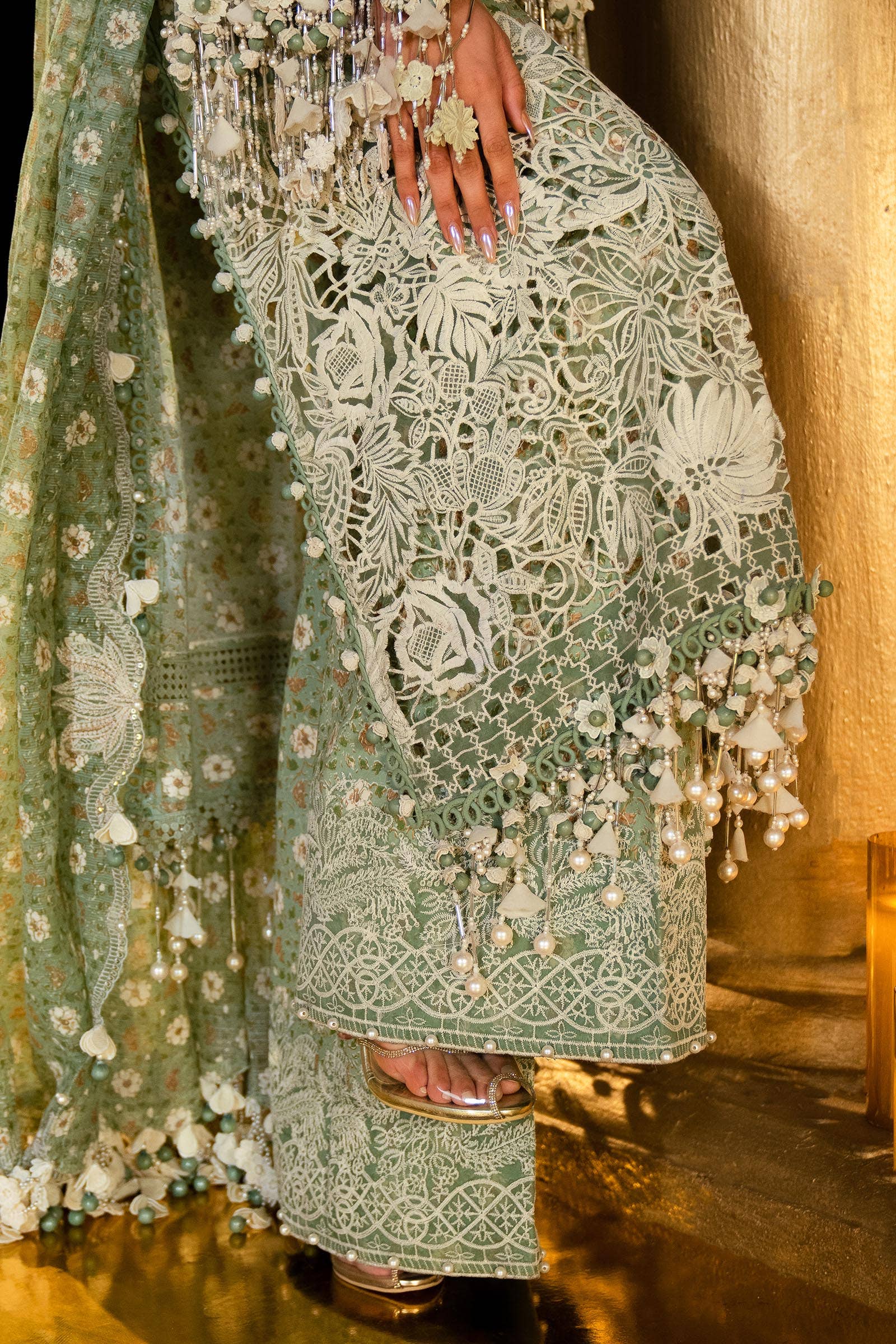 Sana Safinaz | Luxury Collection 24 | L241-005B-3CU - Aqsa Fabrics