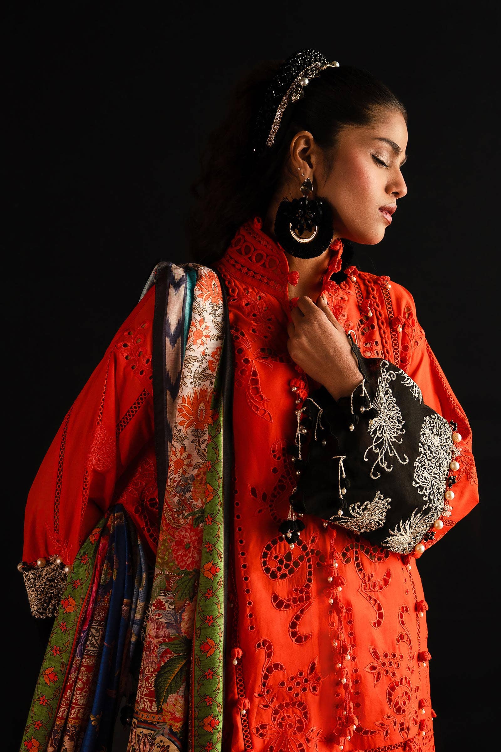 Sana Safinaz | Luxury Collection 24 | L241-001A-3CL - Aqsa Fabrics
