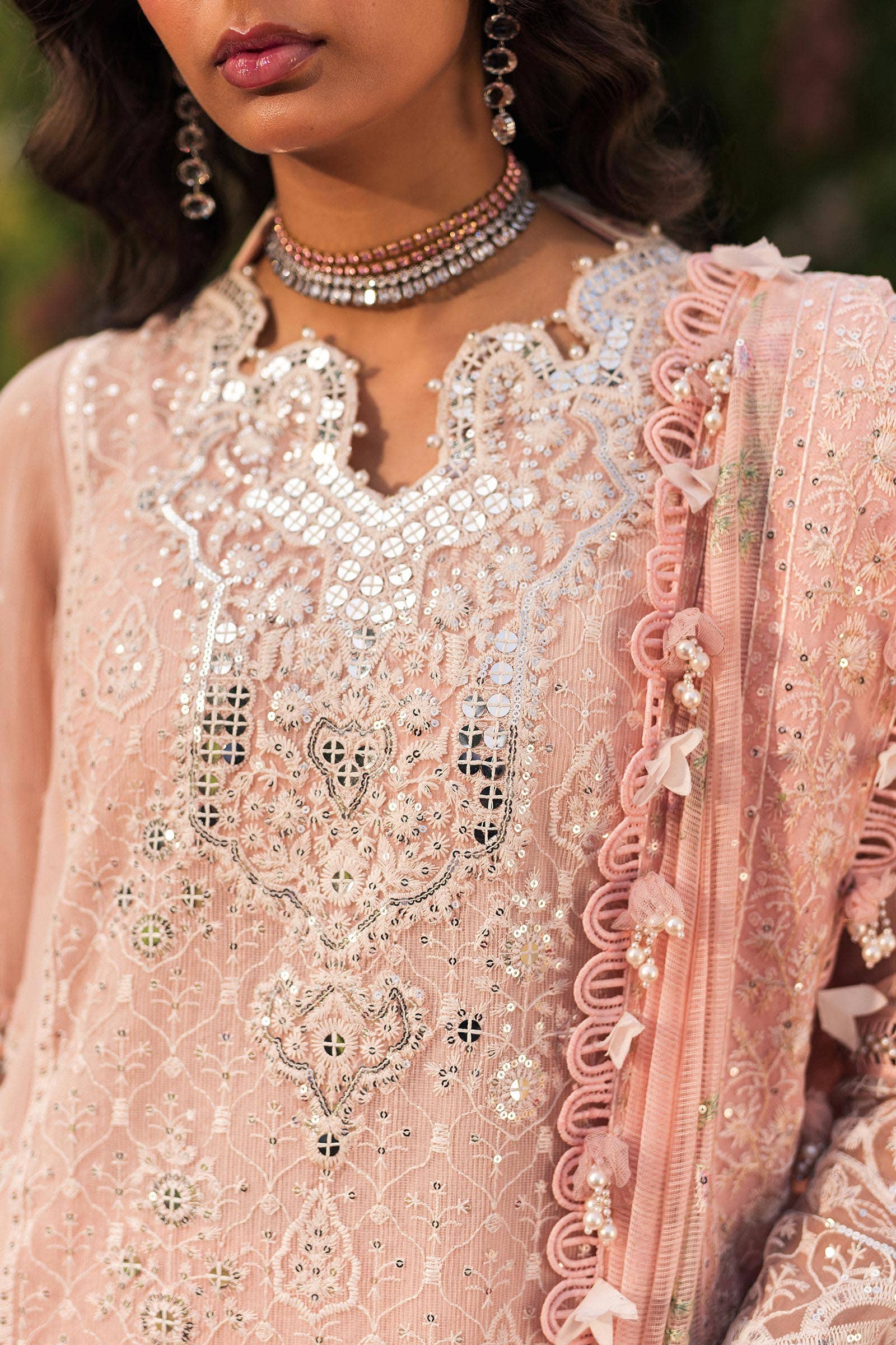 Sana Safinaz | Luxury Collection 24 | L241-006A-3CV - Aqsa Fabrics