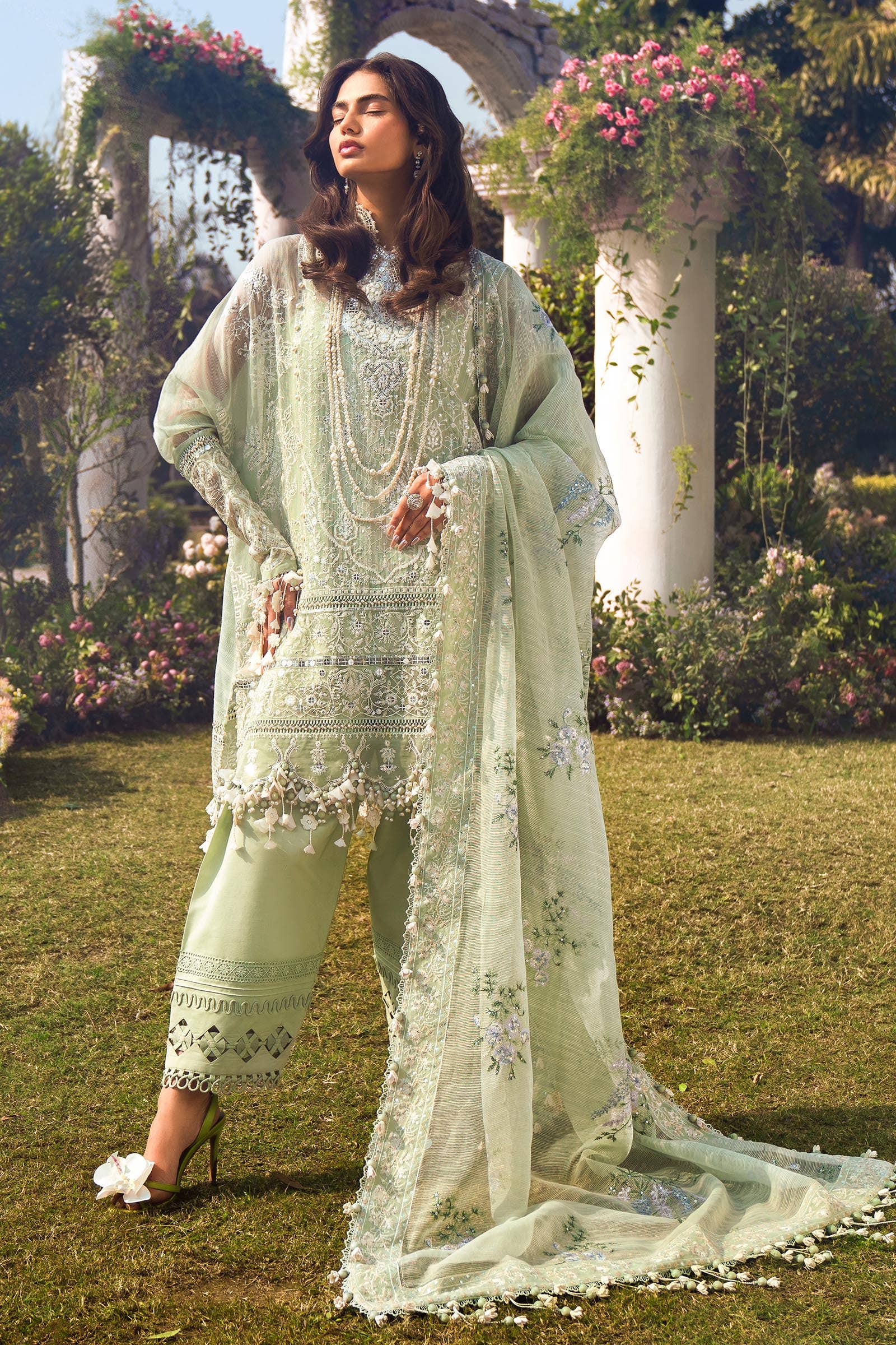 Sana Safinaz | Luxury Collection 24 | L241-006B-3CV - Aqsa Fabrics