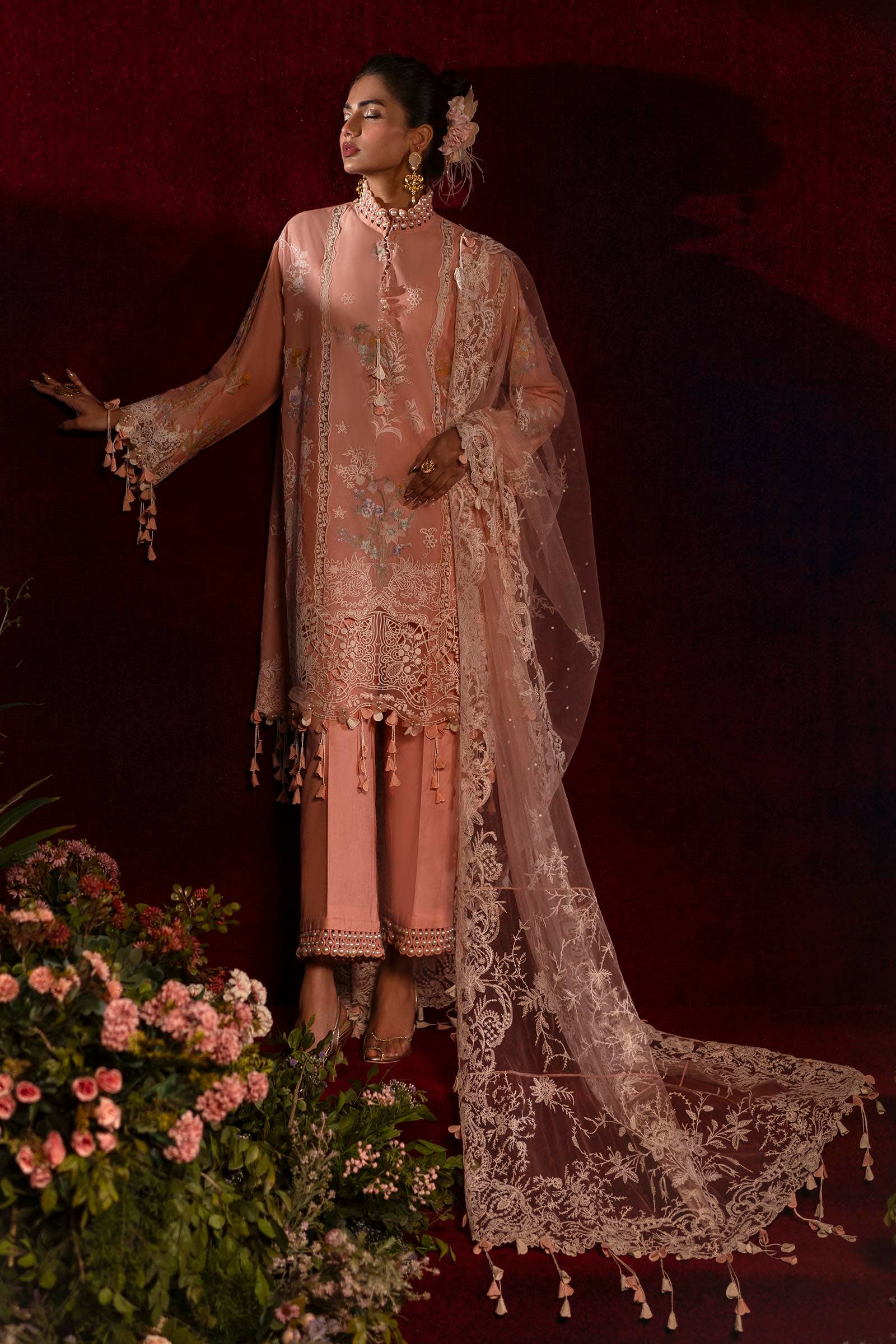 Sana Safinaz | Luxury Collection 24 | L241-007A-3CT - Aqsa Fabrics