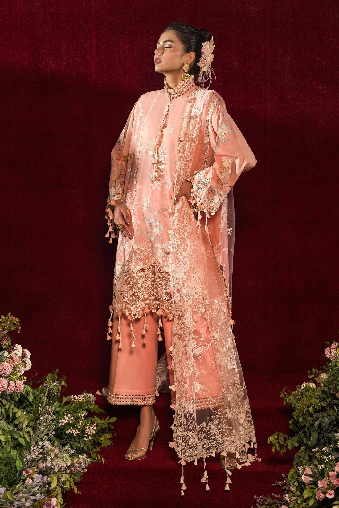 Sana Safinaz | Luxury Collection 24 | L241-007A-3CT - Aqsa Fabrics