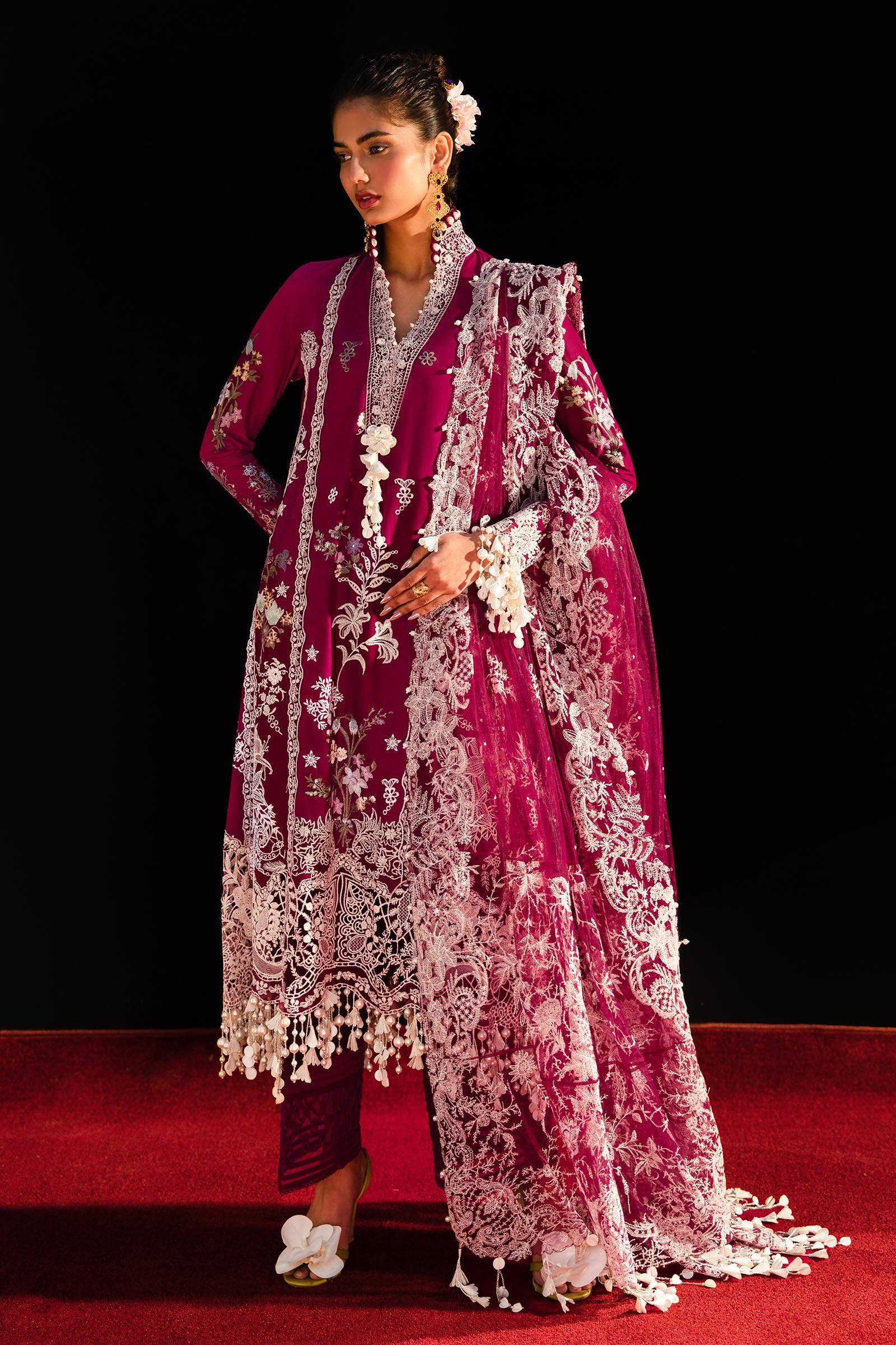 Sana Safinaz | Luxury Collection 24 | L241-007B-3CT - Aqsa Fabrics