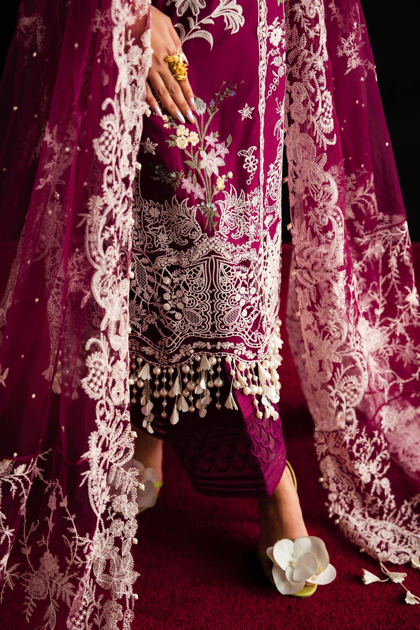 Sana Safinaz | Luxury Collection 24 | L241-007B-3CT - Aqsa Fabrics
