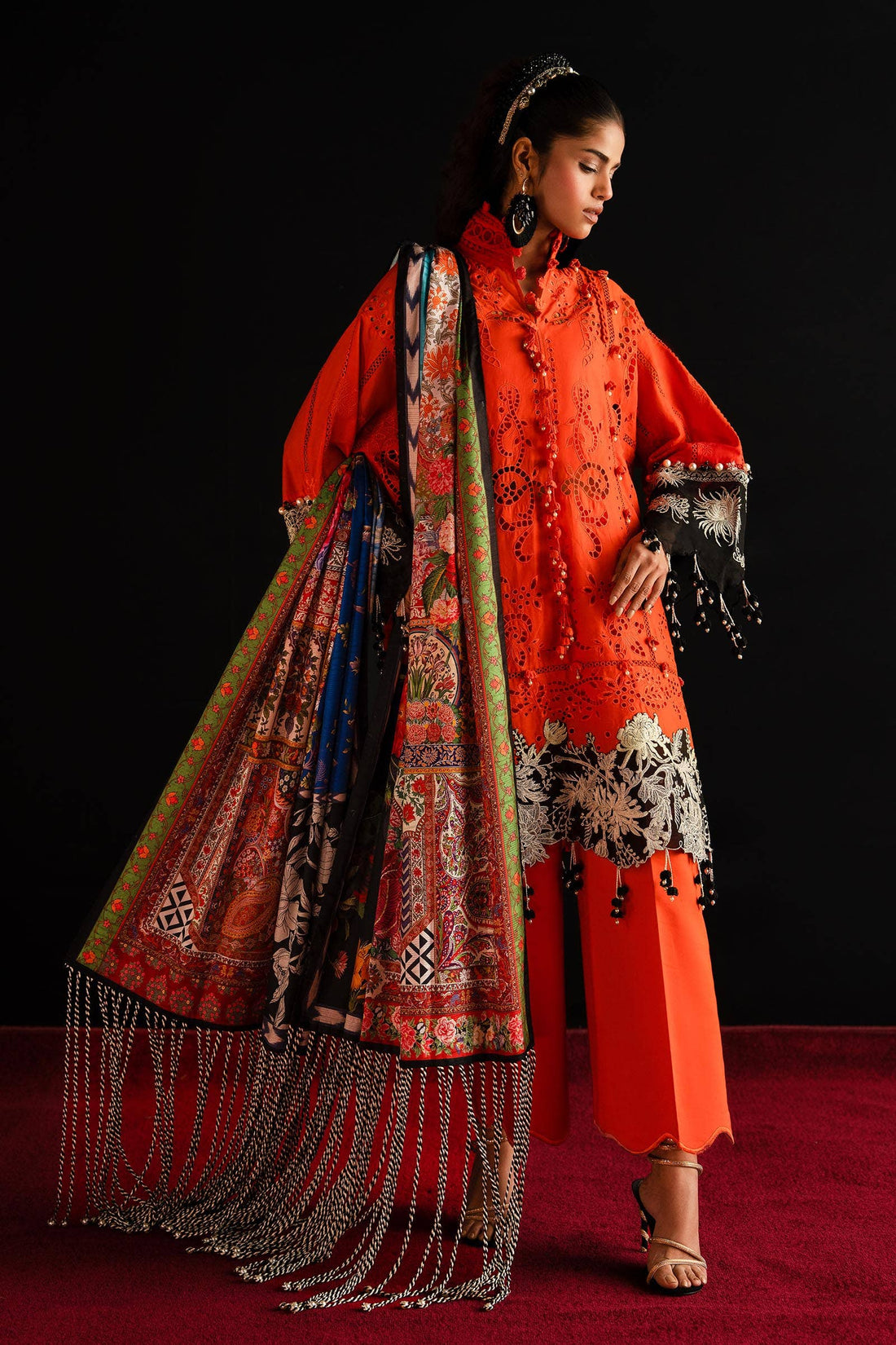 Sana Safinaz | Luxury Collection 24 | L241-001A-3CL - Aqsa Fabrics