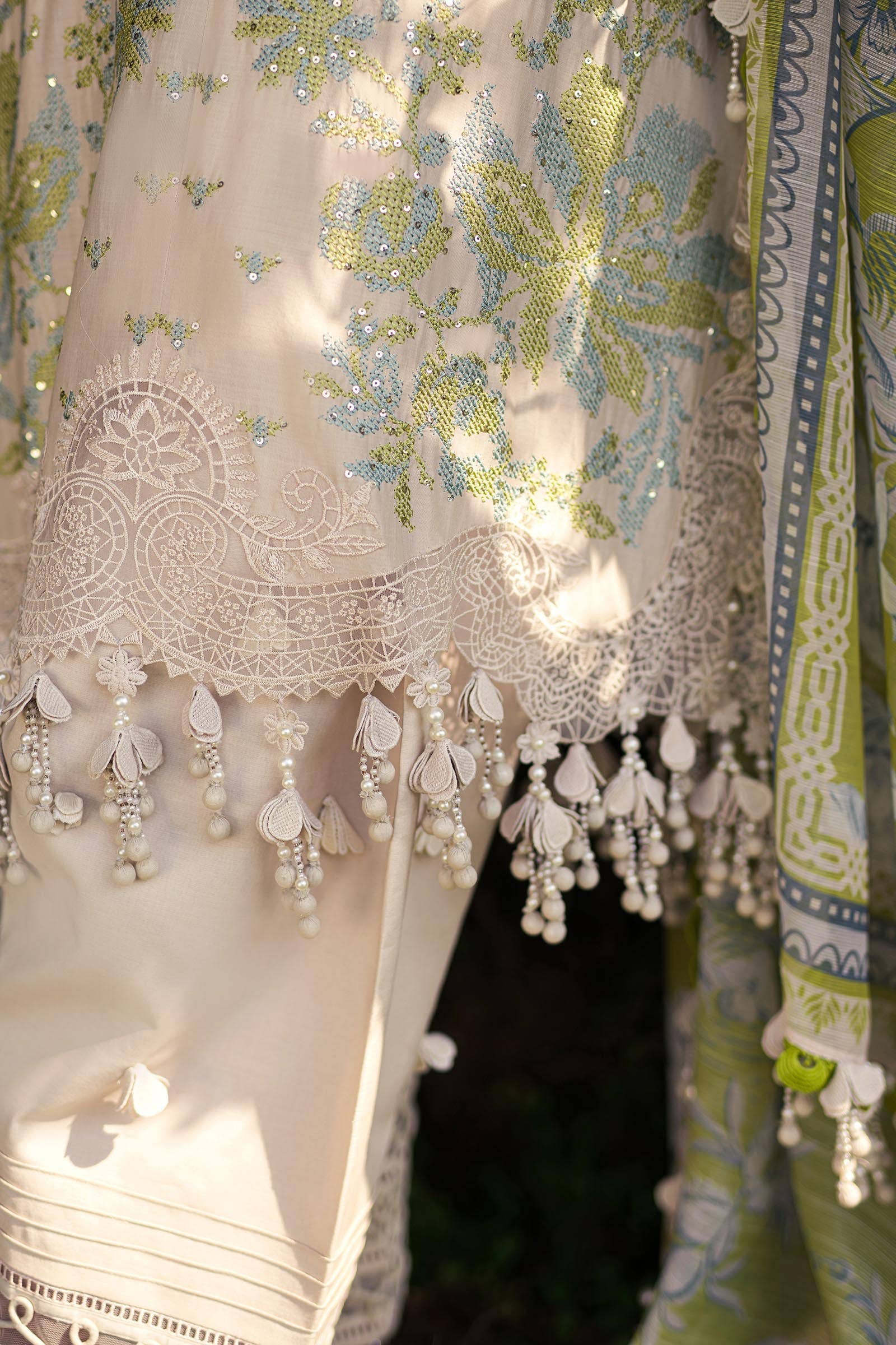 Sana Safinaz | Luxury Collection 24 | L241-008A-3CV - Aqsa Fabrics