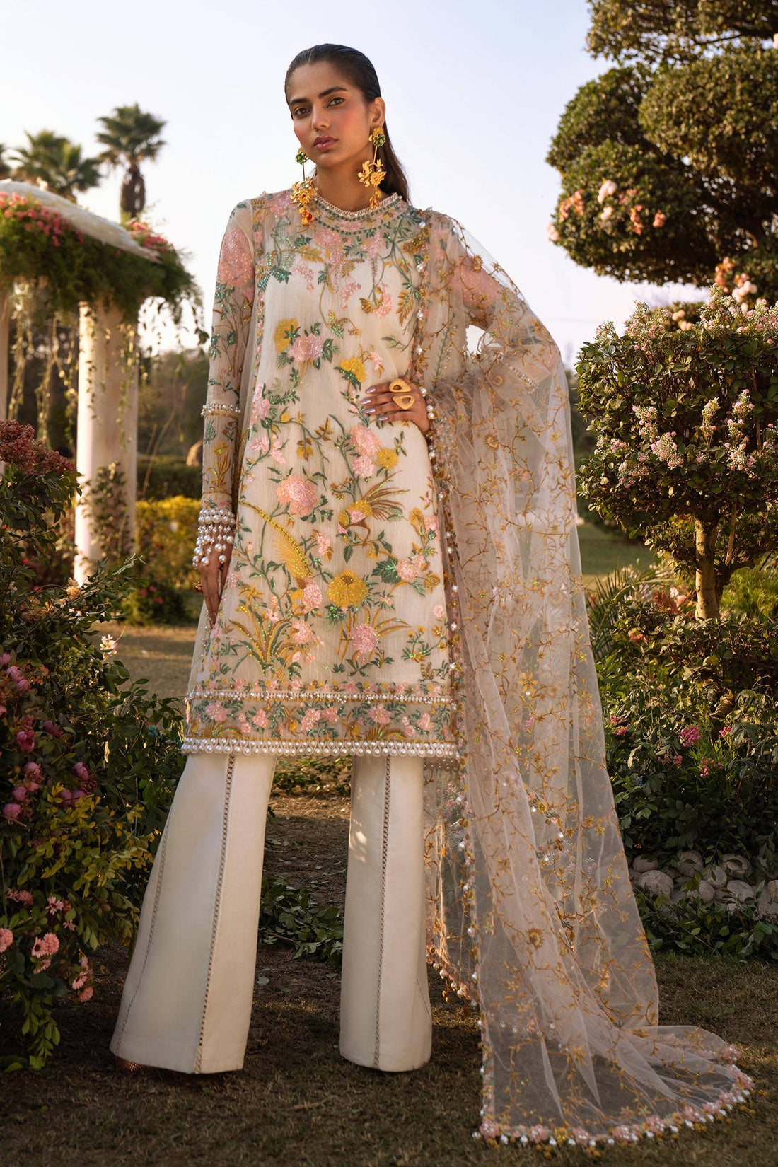 Sana Safinaz | Luxury Collection 24 | L241-009A-3CT - Aqsa Fabrics
