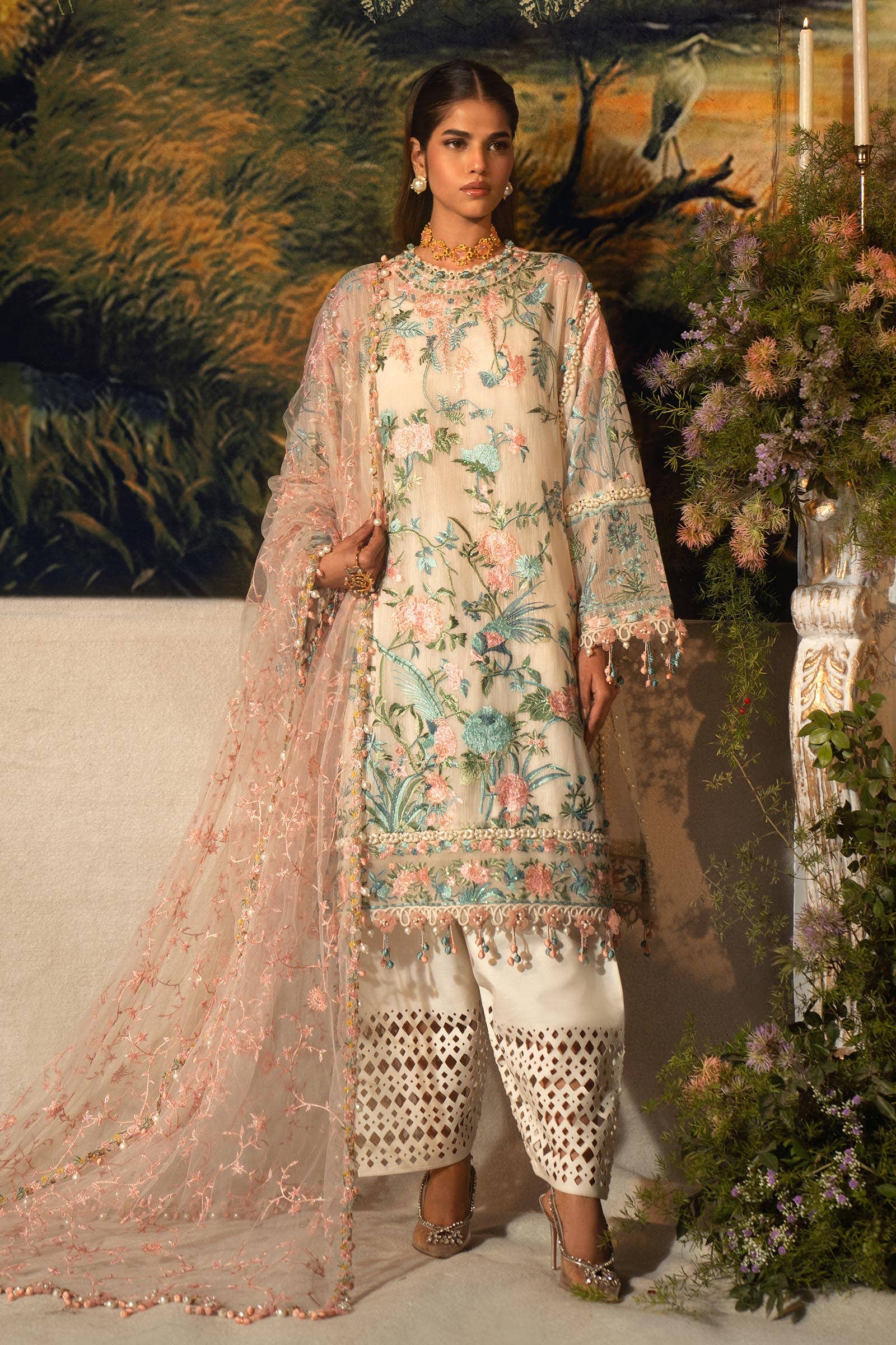 Sana Safinaz | Luxury Collection 24 | L241-009B-3CT - Aqsa Fabrics