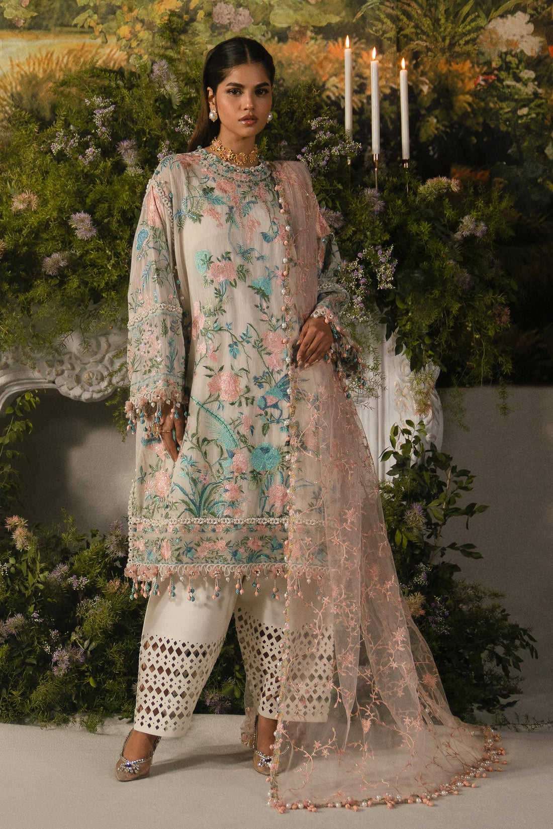 Sana Safinaz | Luxury Collection 24 | L241-009B-3CT - Aqsa Fabrics