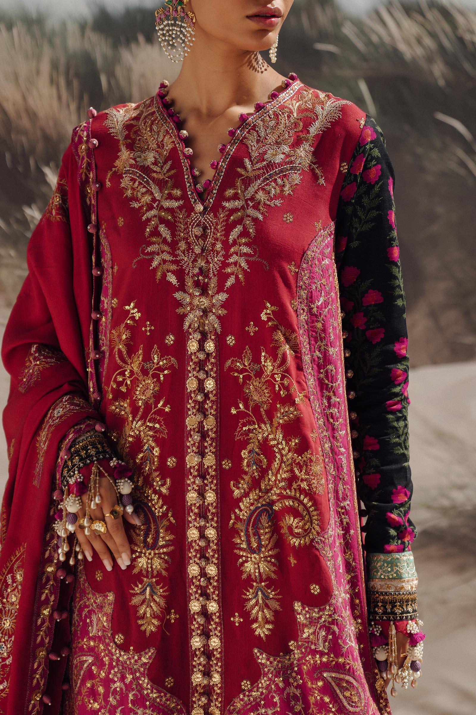 Sana Safinaz | Winter Shawl 24 | S241-002A-3CP - Aqsa Fabrics
