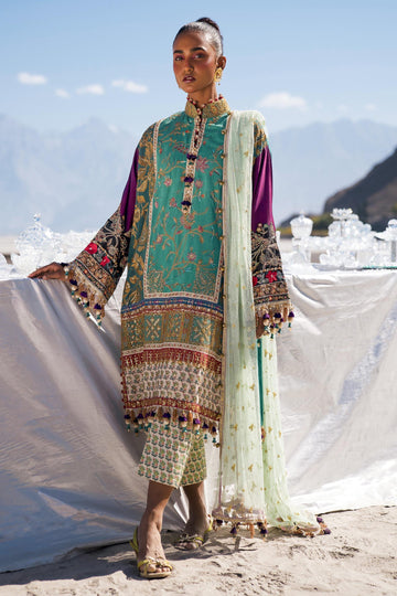 Sana Safinaz | Winter Shawl 24 | S241-004A-3CP - Aqsa Fabrics