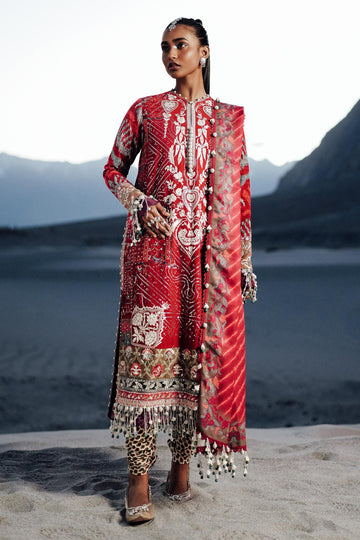 Sana Safinaz | Winter Shawl 24 | S241-007A-3CP - Aqsa Fabrics
