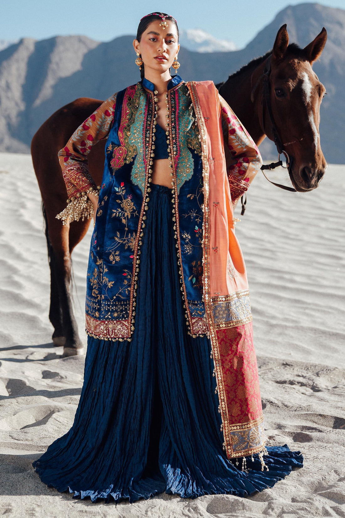 Sana Safinaz | Winter Shawl 24 | Velvet V241-001-3CP - Aqsa Fabrics