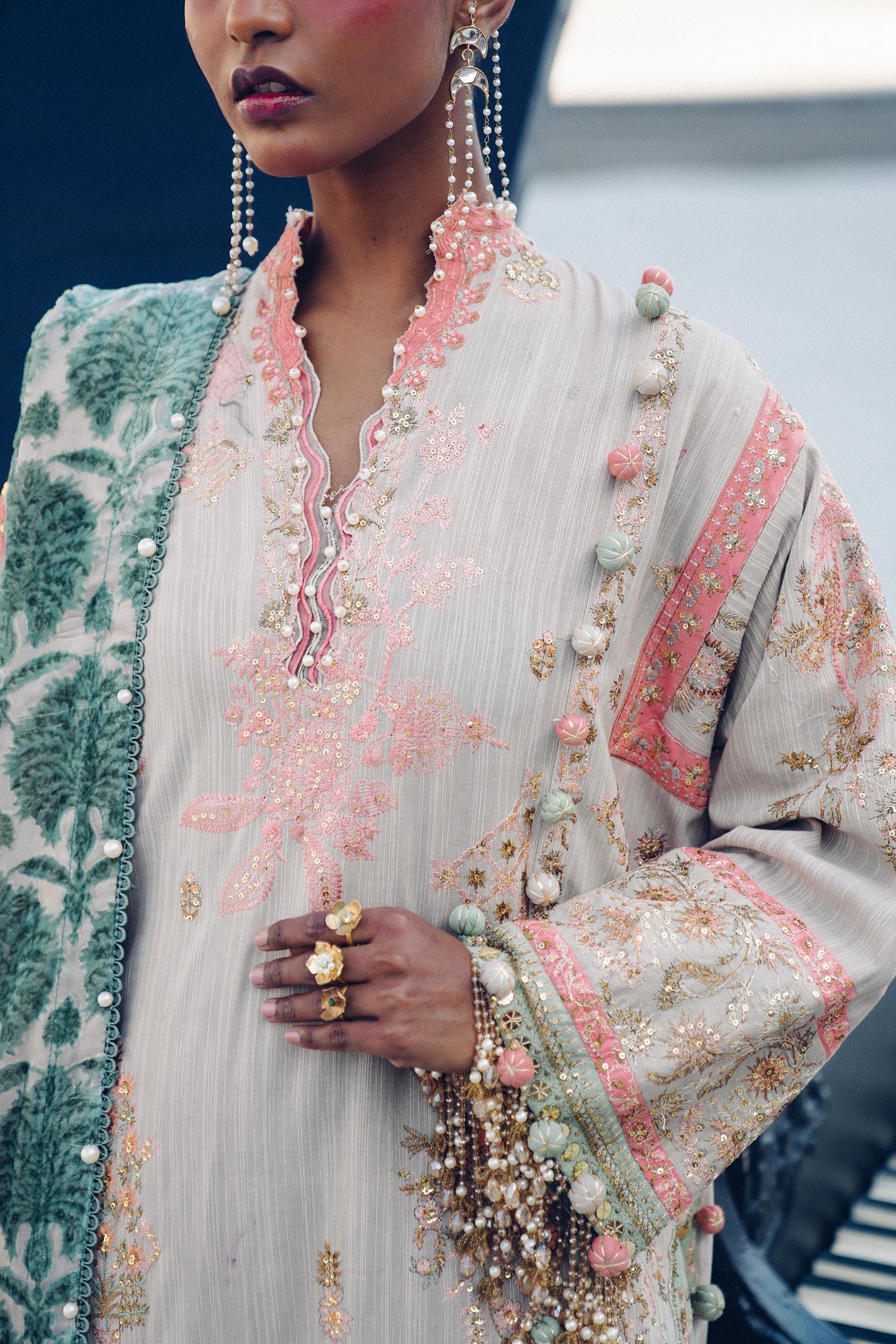 Sana Safinaz | Winter Shawl 24 | S241-001B-3CP - Aqsa Fabrics