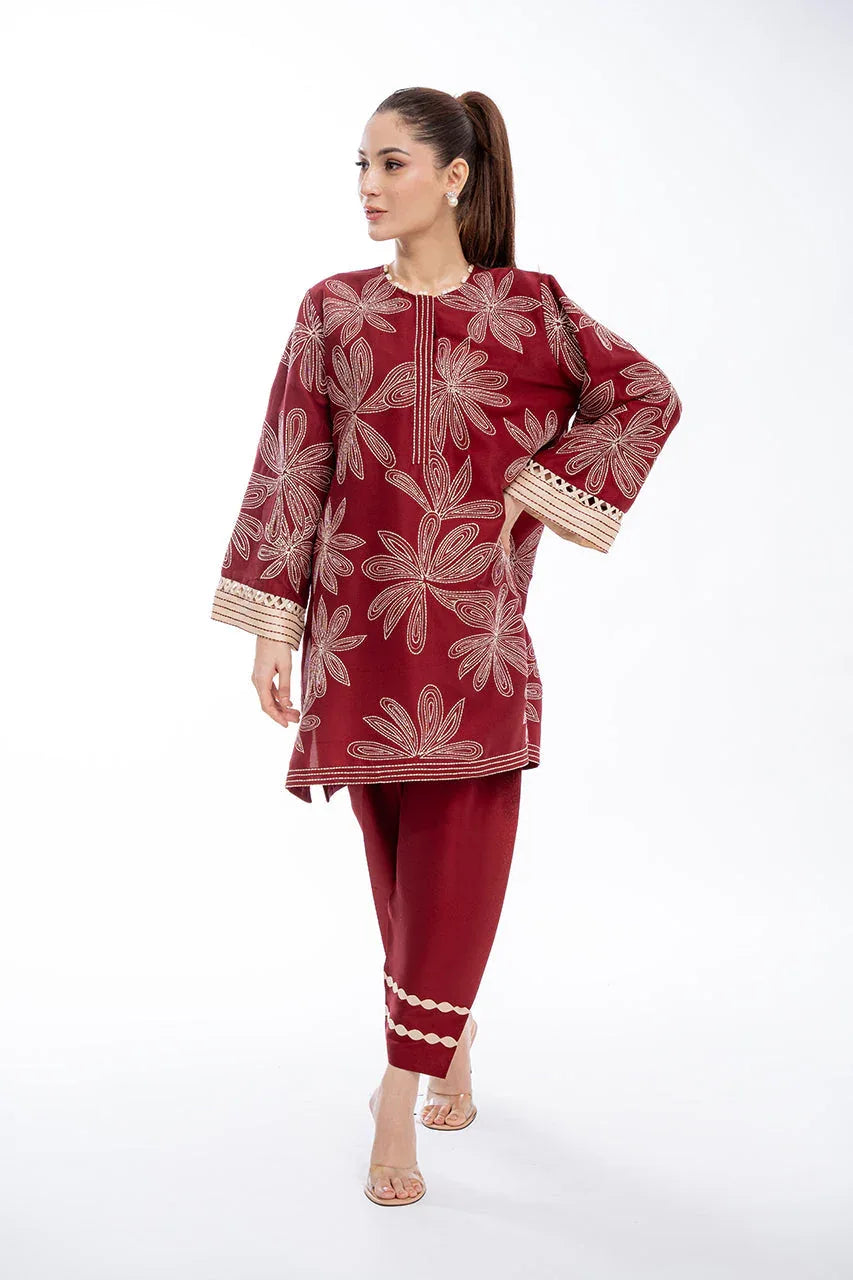 Sania Maskatiya | Eid Collection | Jana (B) - Aqsa Fabrics