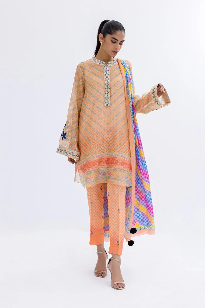 Sania Maskatiya | Eid Collection | Rika (A) - Aqsa Fabrics