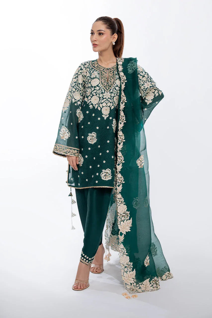 Sania Maskatiya | Eid Collection | Jinani (B) - Aqsa Fabrics