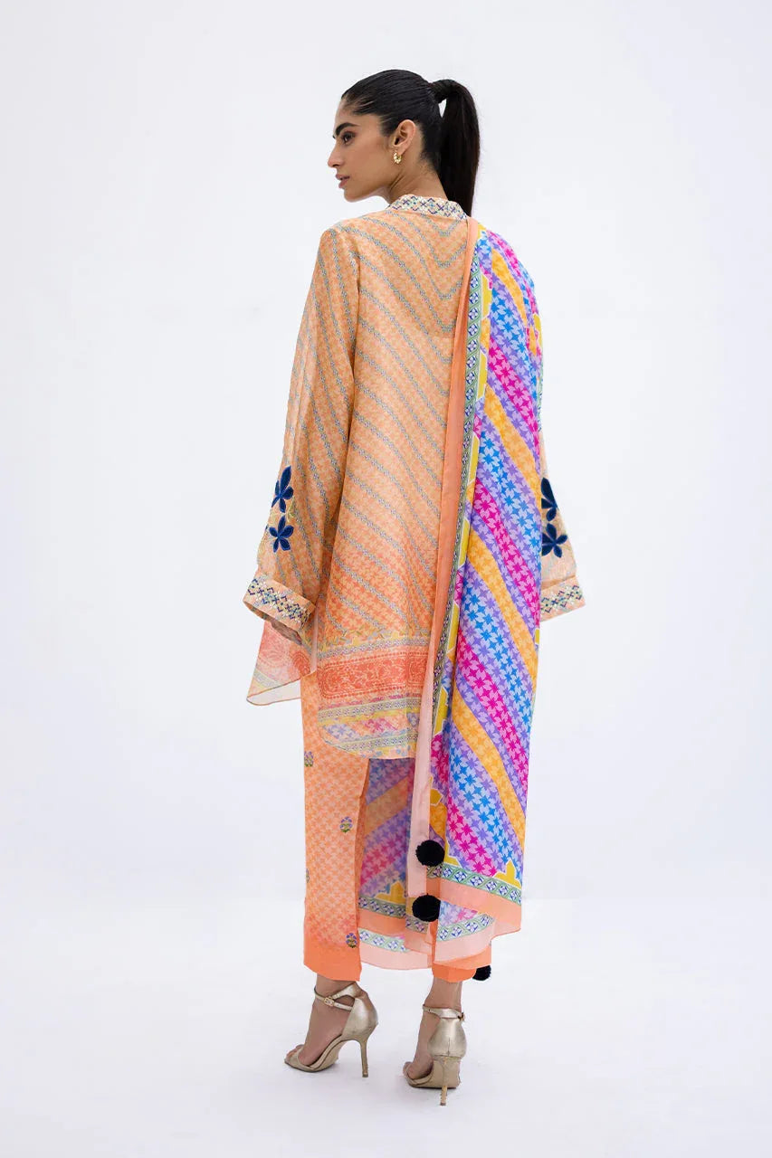Sania Maskatiya | Eid Collection | Rika (A) - Aqsa Fabrics