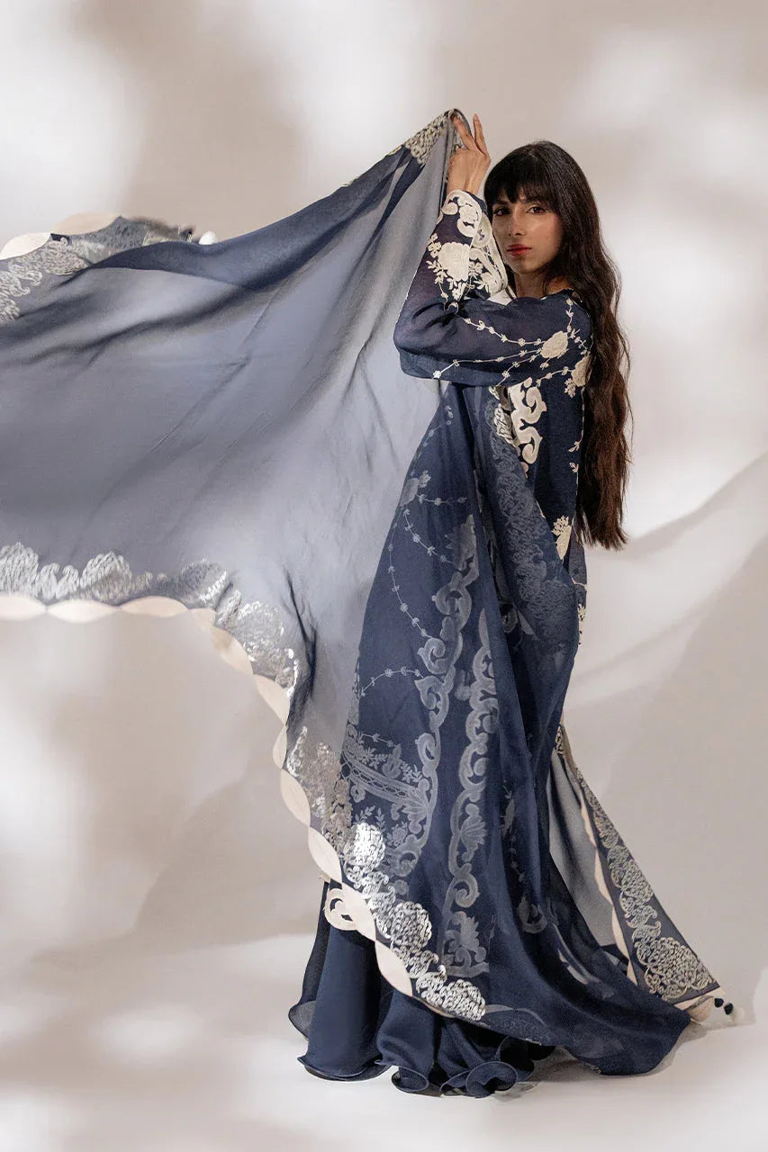 Sania Maskatiya | Eid Collection | Bahar (B) - Aqsa Fabrics