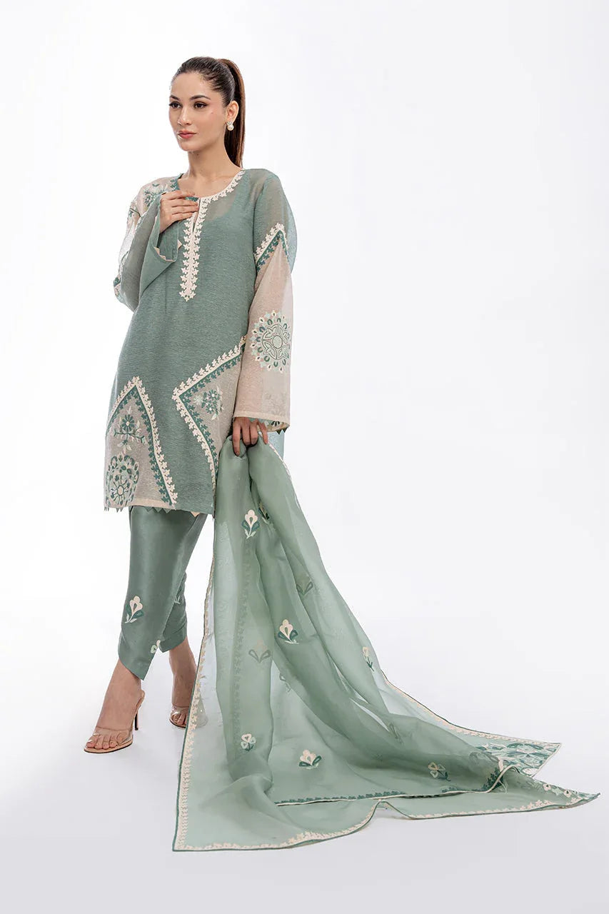 Sania Maskatiya | Eid Collection | Lulu (B) - Aqsa Fabrics