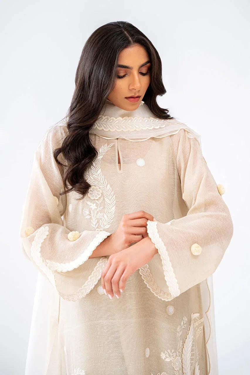 Sania Maskatiya | Eid Collection | Lila (A) - Aqsa Fabrics