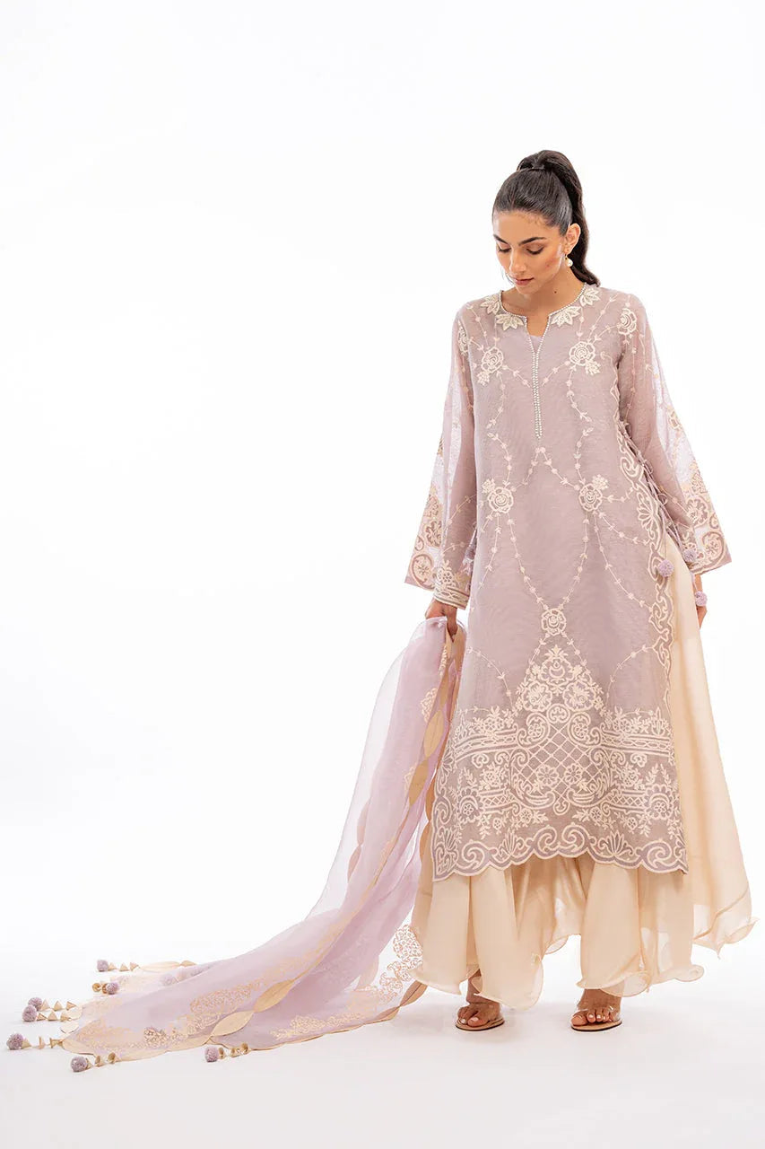Sania Maskatiya | Eid Collection | Bahar (A) - Aqsa Fabrics
