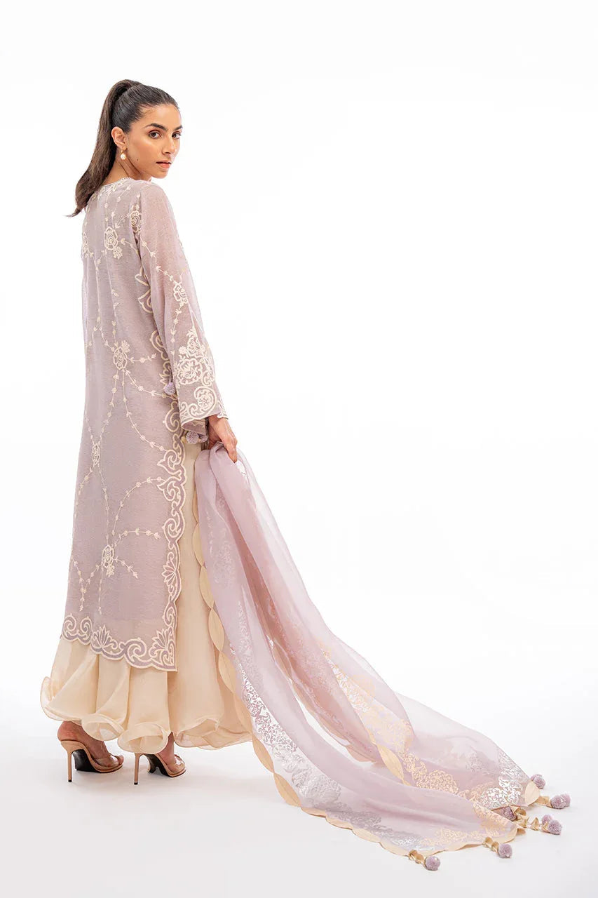 Sania Maskatiya | Eid Collection | Bahar (A) - Aqsa Fabrics