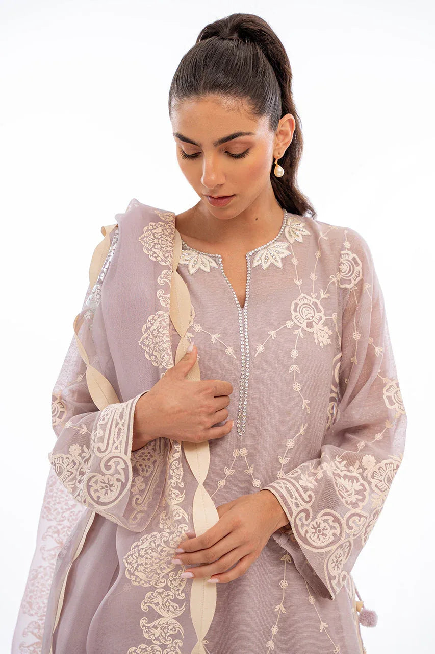 Sania Maskatiya | Eid Collection | Bahar (A) - Aqsa Fabrics