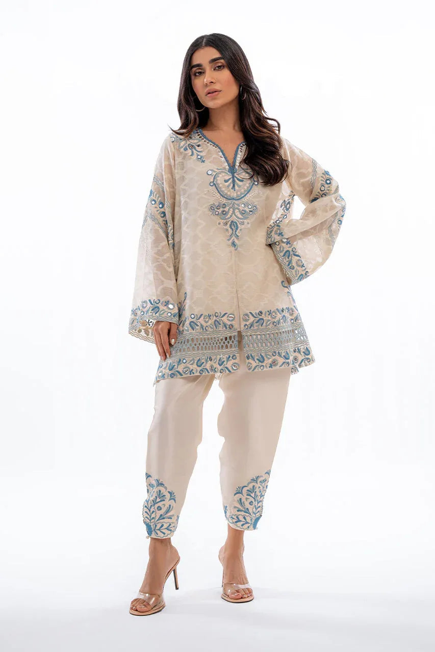Sania Maskatiya | Eid Collection | Ezra (A) - Aqsa Fabrics