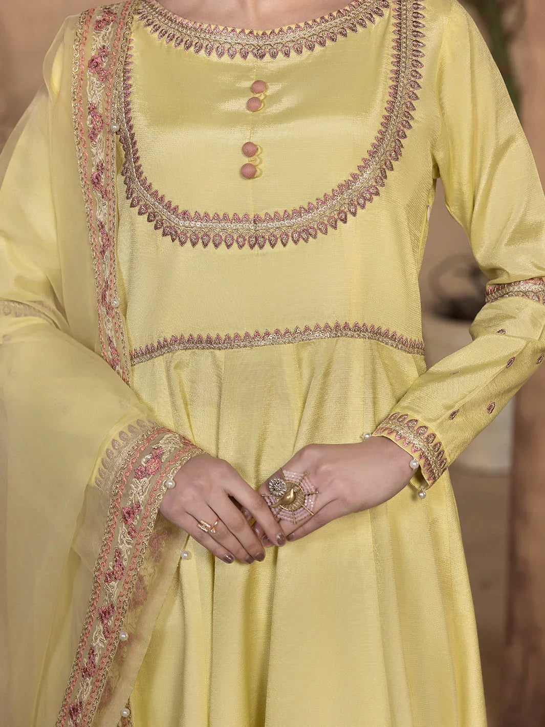 Hem Stitch | Raw Silk Edit 25 | Sehar - Aqsa Fabrics