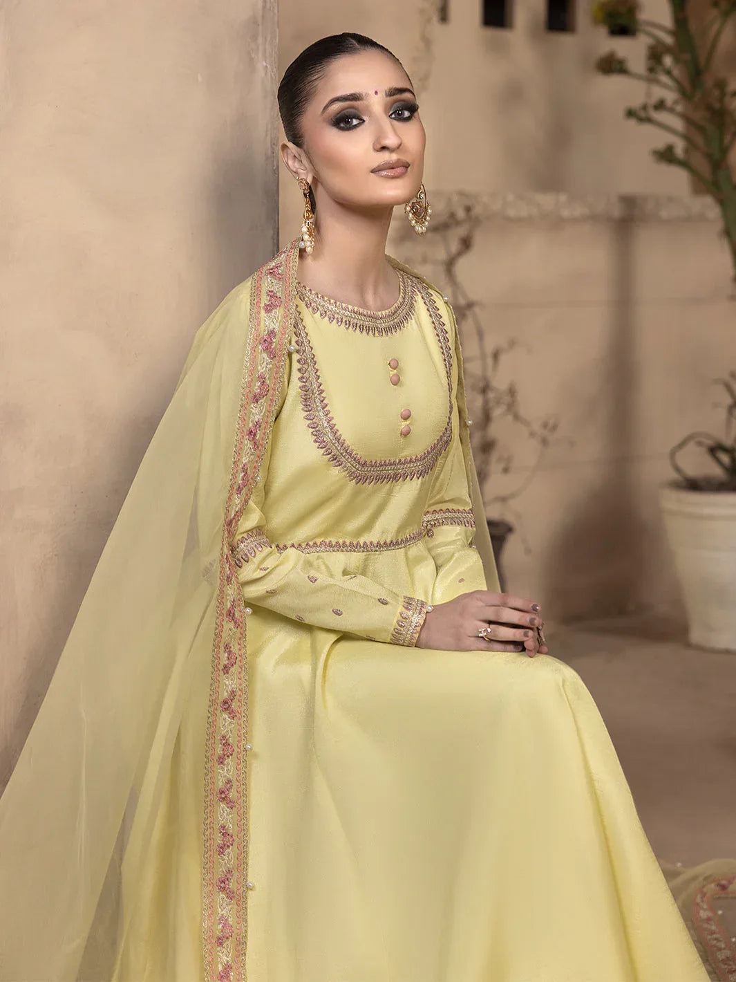 Hem Stitch | Raw Silk Edit 25 | Sehar - Aqsa Fabrics