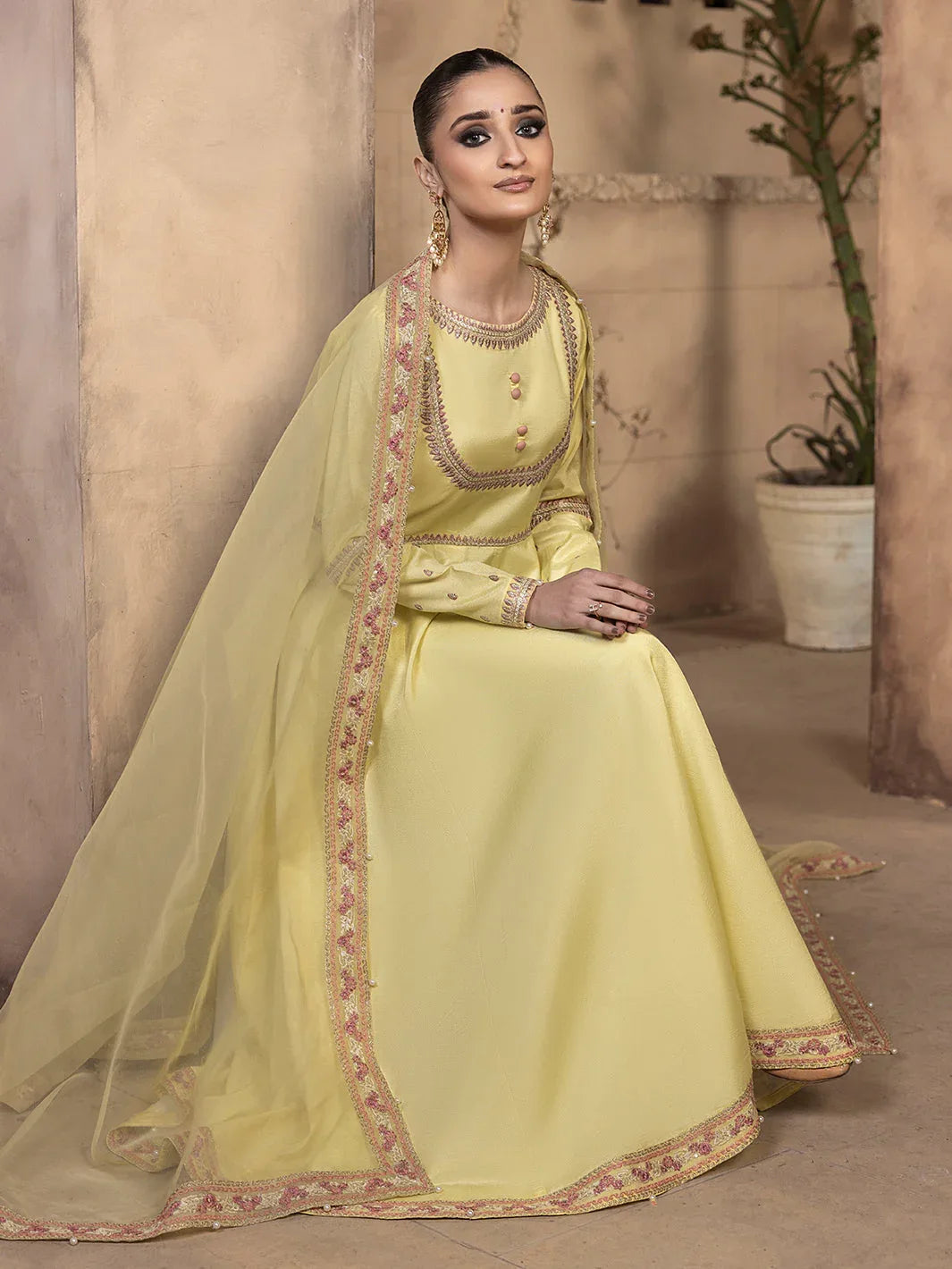 Hem Stitch | Raw Silk Edit 25 | Sehar - Aqsa Fabrics