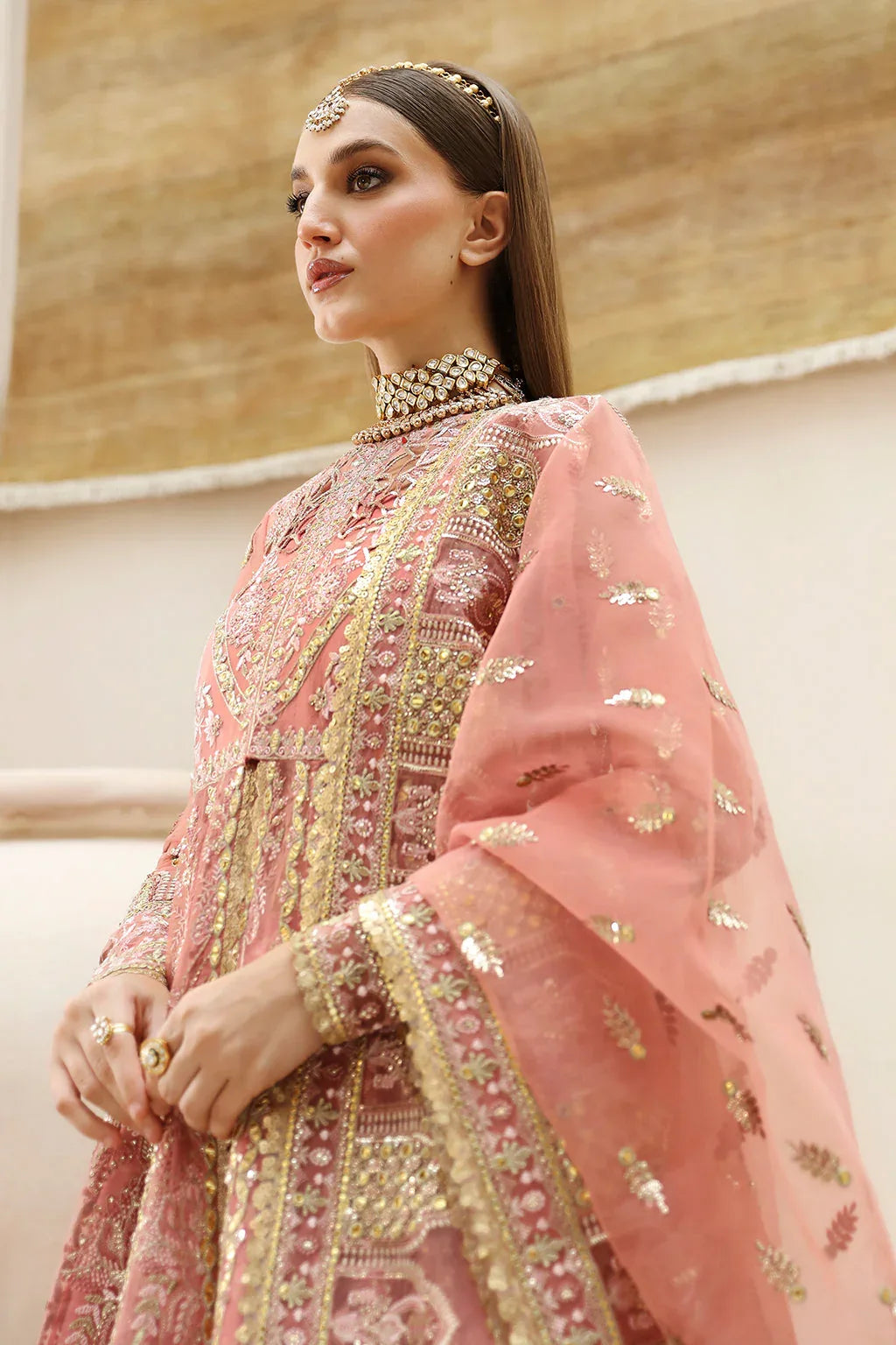 Afrozeh Shehnai Wedding Formal 3Pc Suit AFS-24-05 Shahpara - Aqsa Fabrics