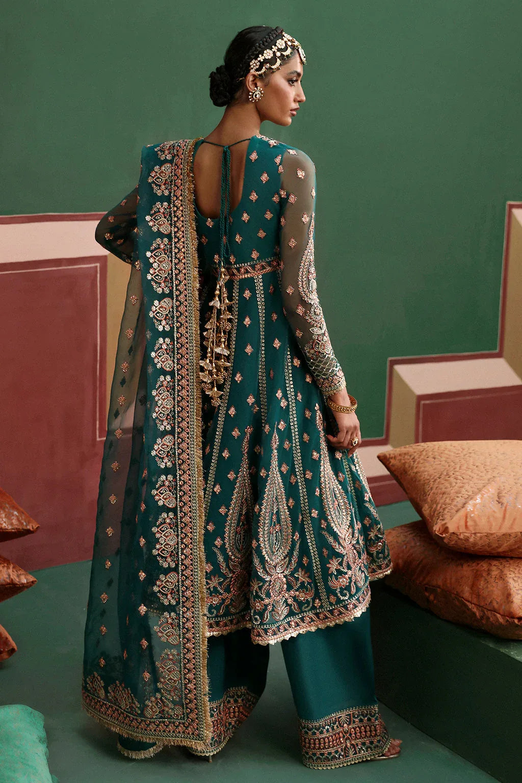 Afrozeh Shehnai Wedding Formal 3Pc Suit AFS-24-01 Shaista - Aqsa Fabrics