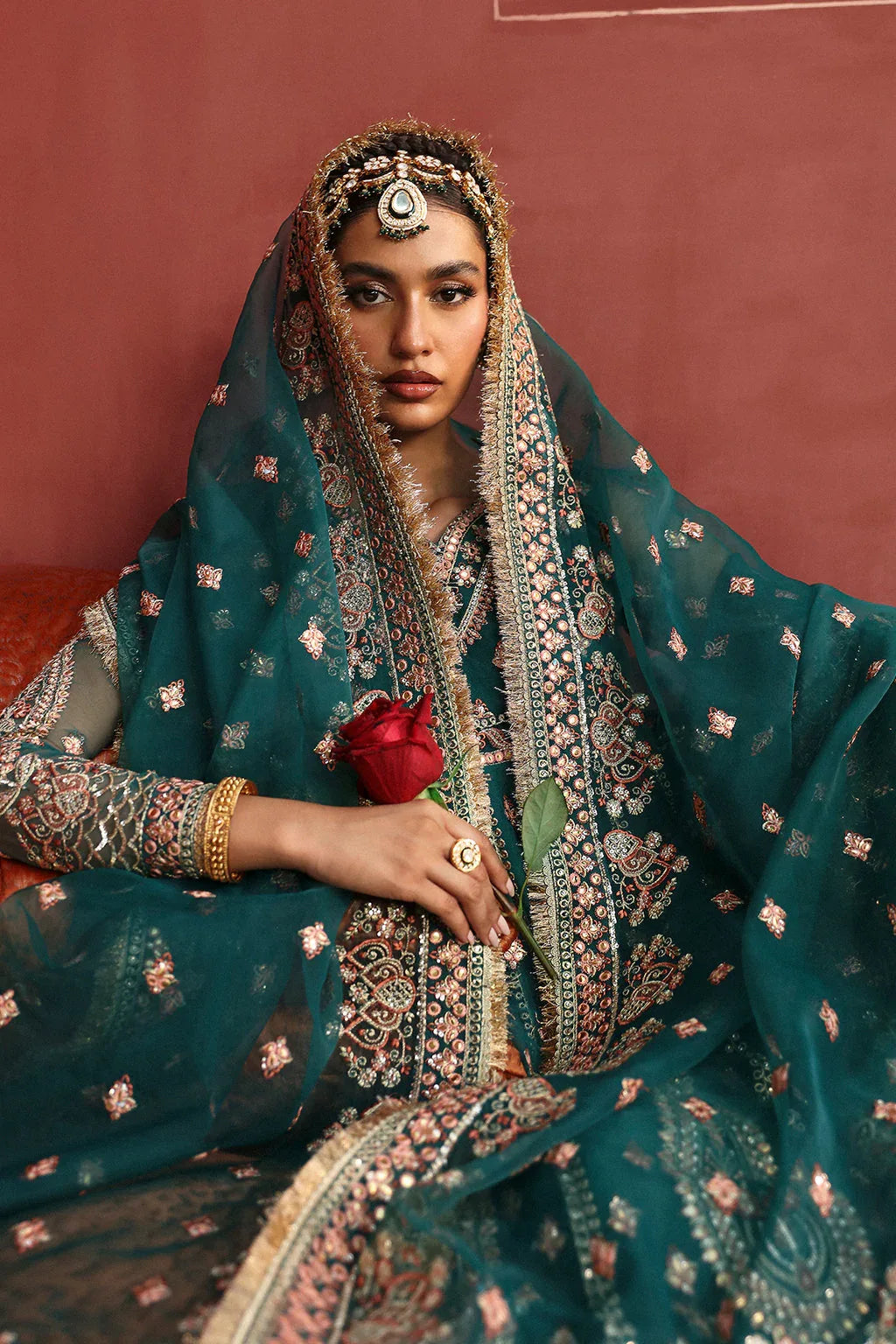Afrozeh Shehnai Wedding Formal 3Pc Suit AFS-24-01 Shaista - Aqsa Fabrics