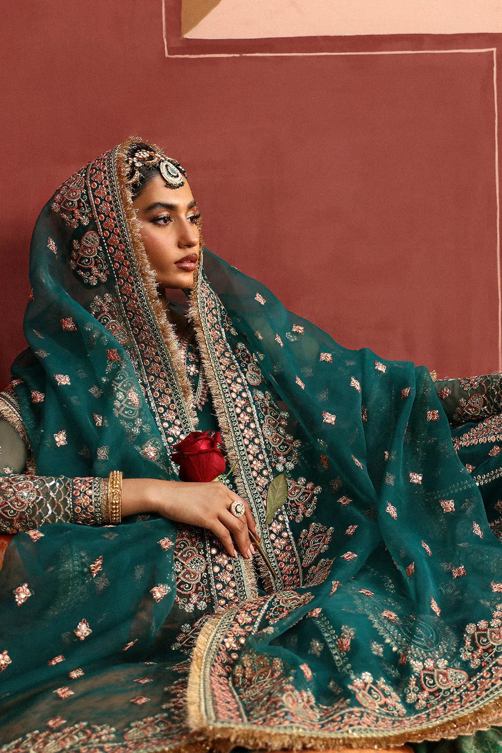 Afrozeh Shehnai Wedding Formal 3Pc Suit AFS-24-01 Shaista - Aqsa Fabrics