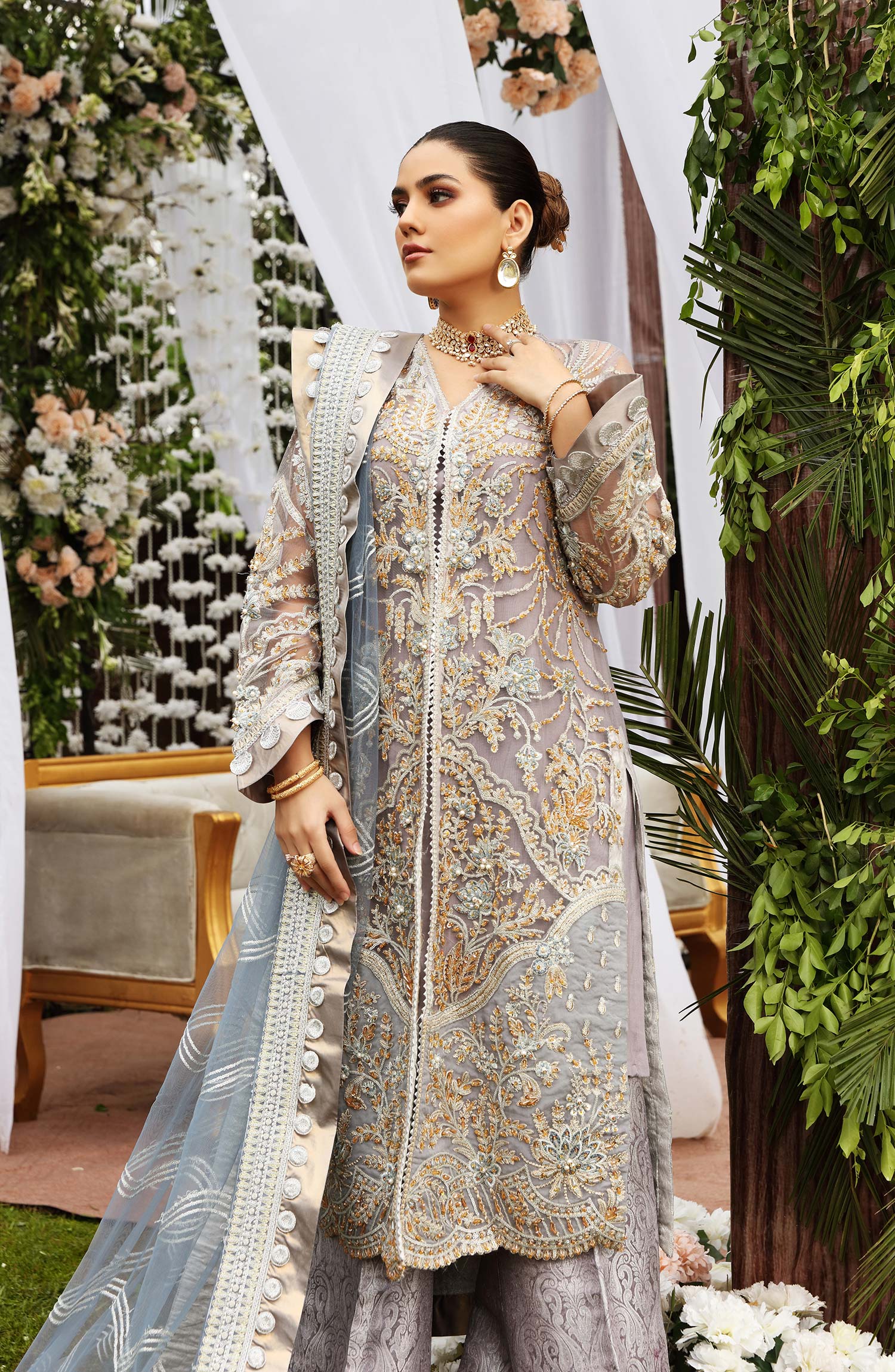 Maryum N Maria | Luxury Collection | SFG0010 ZENITH - Aqsa Fabrics