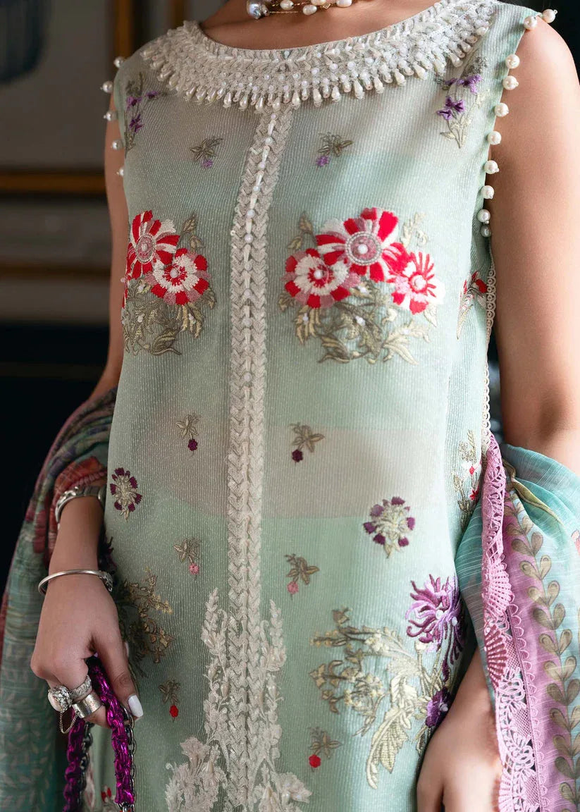 Shiza Hassan | Aira Luxury Pret | Azure - Aqsa Fabrics
