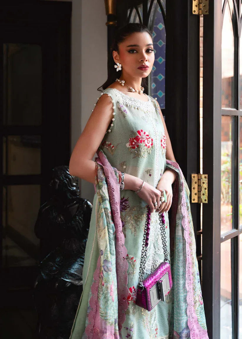 Shiza Hassan | Aira Luxury Pret | Azure - Aqsa Fabrics