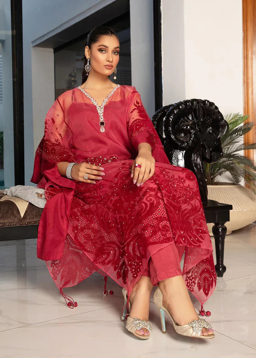 Shiza Hassan | Sublime Luxury Pret | Laira - Aqsa Fabrics