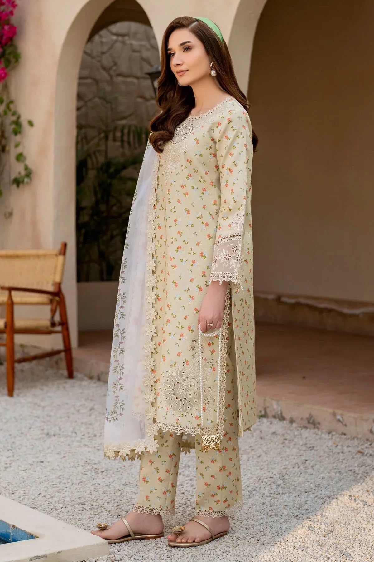 Alizeh | Levana Lawn | Solara - Aqsa Fabrics