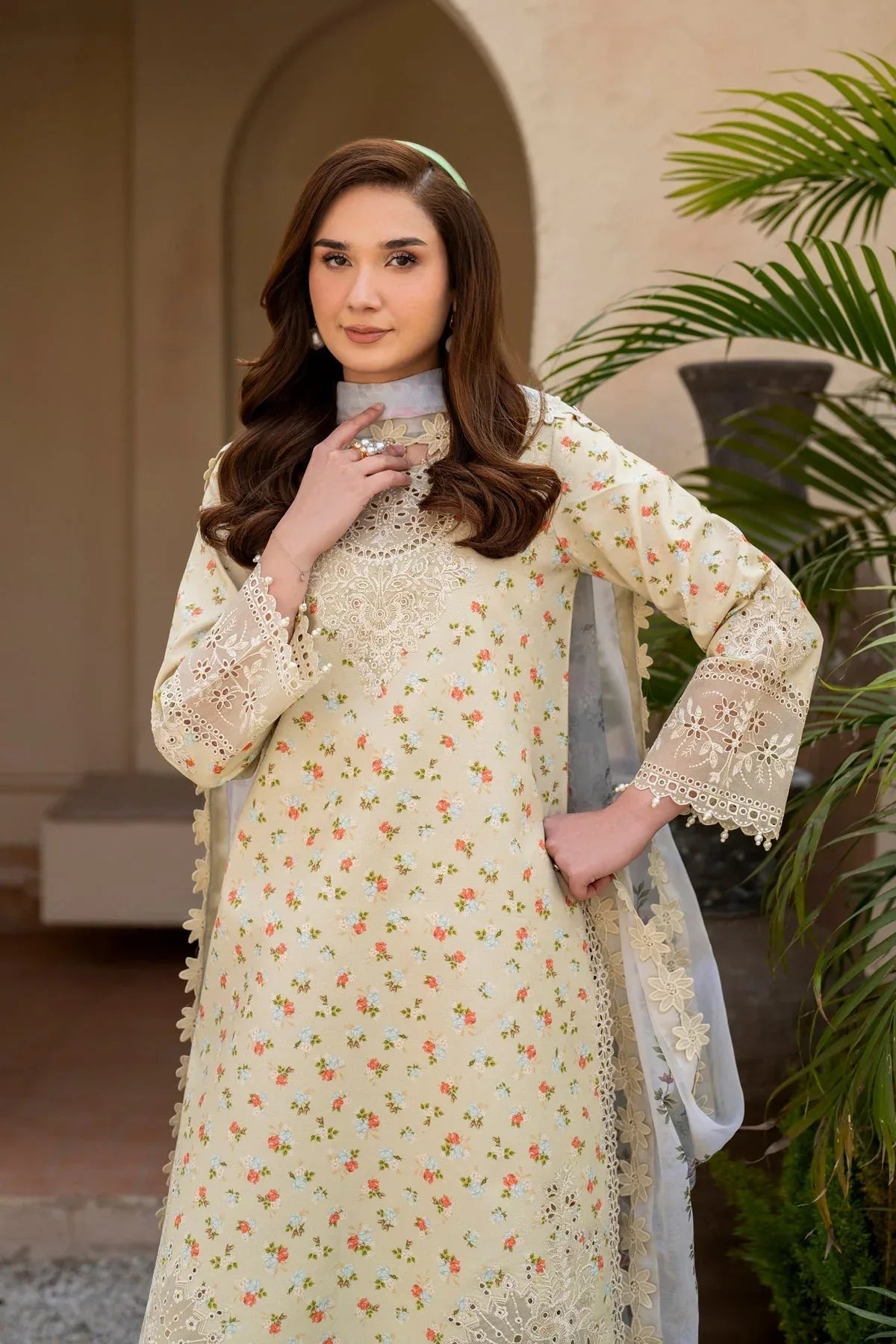 Alizeh | Levana Lawn | Solara - Aqsa Fabrics