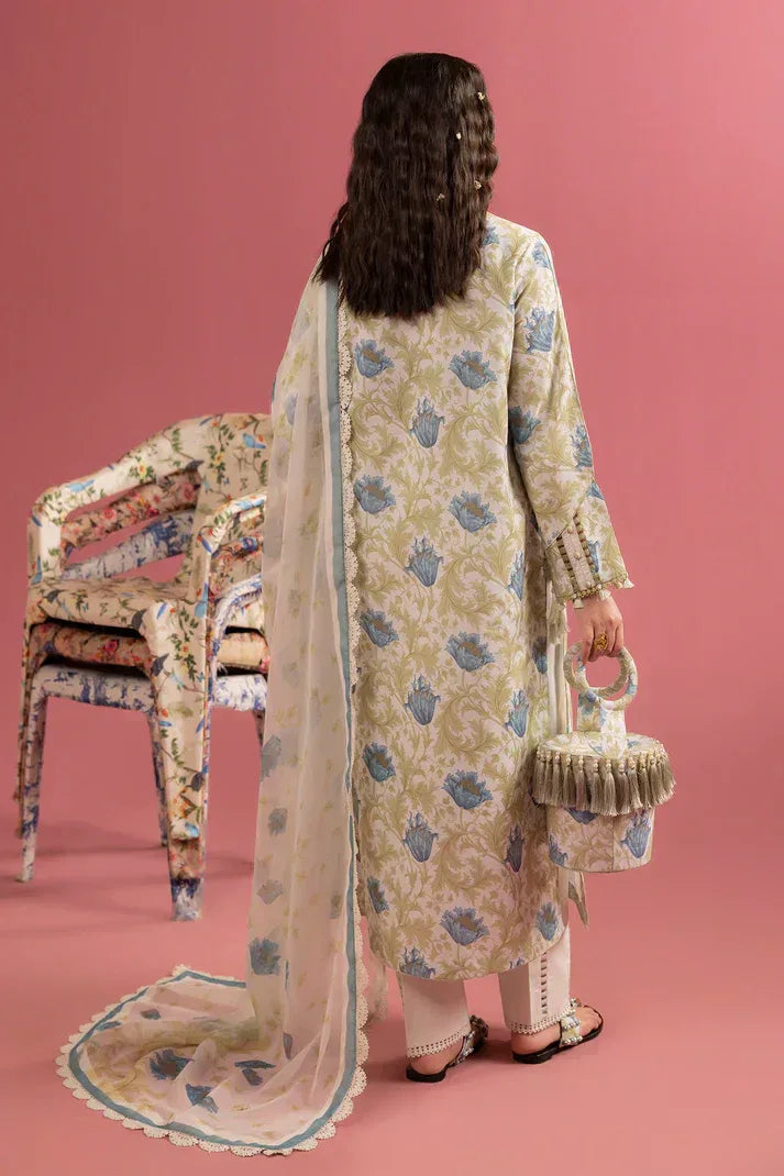 Alizeh | Sheen Lawn Prints 24 | Tesoro - Aqsa Fabrics