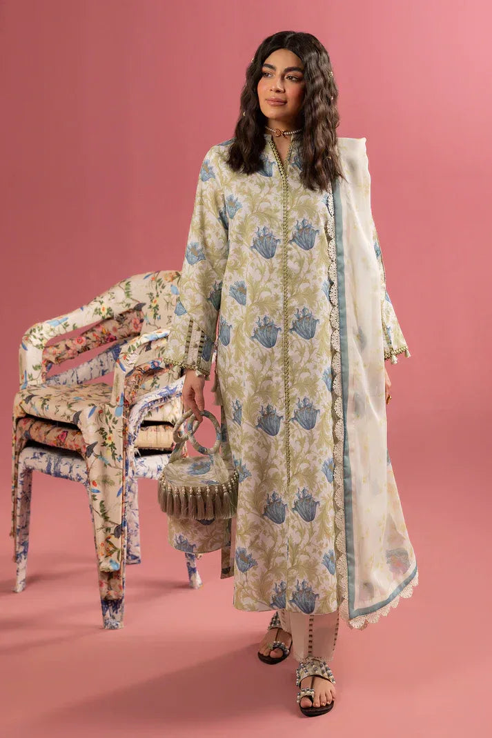 Alizeh | Sheen Lawn Prints 24 | Tesoro - Aqsa Fabrics