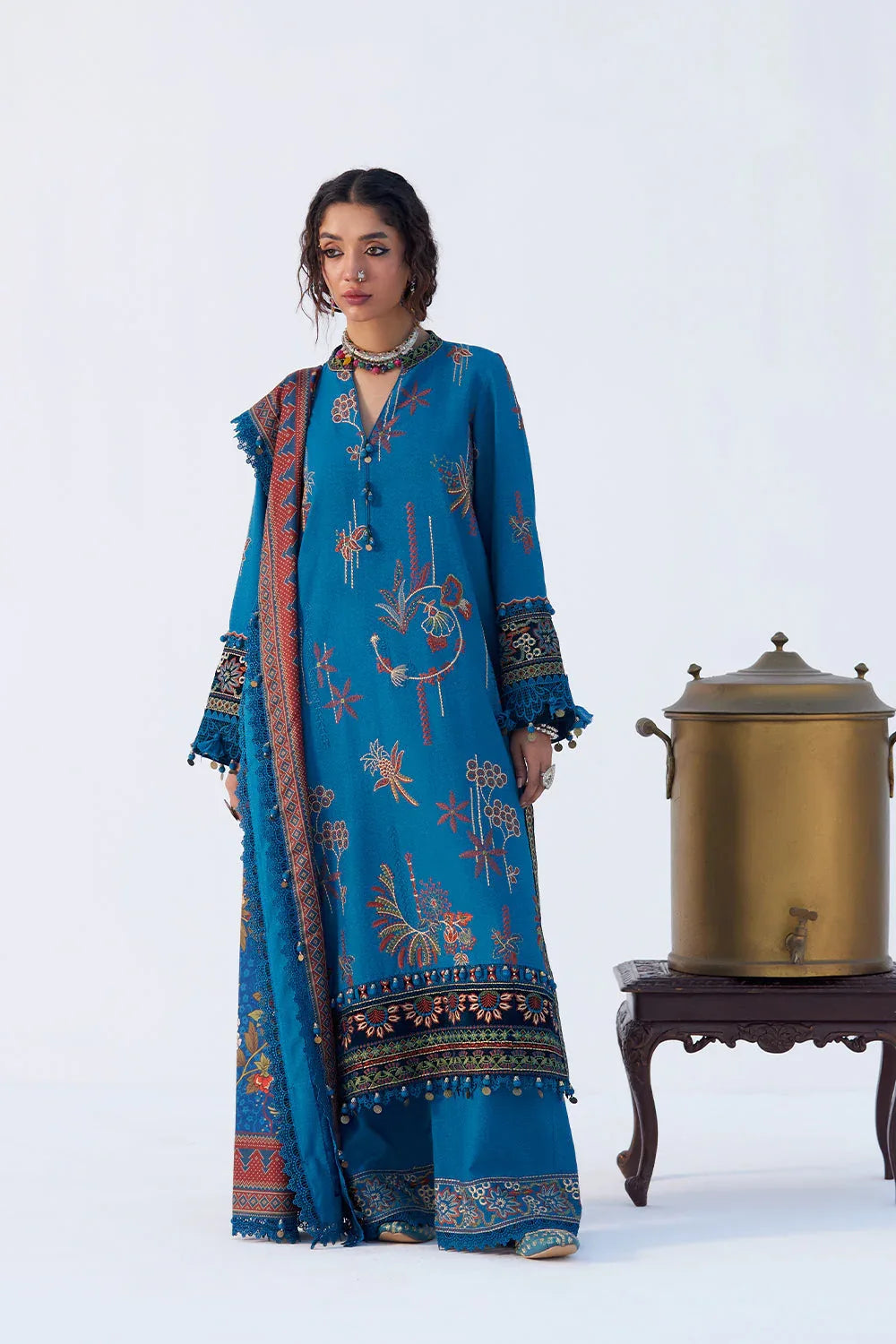 Saira Rizwan | Winter Khaddar 25 | SAHAR-SRW25-10 - Aqsa Fabrics