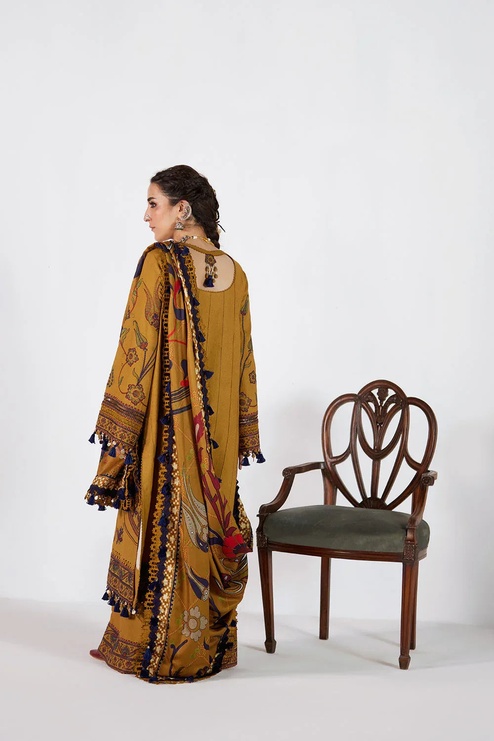 Saira Rizwan | Winter Khaddar 25 | LALEH-SRW25-07 - Aqsa Fabrics