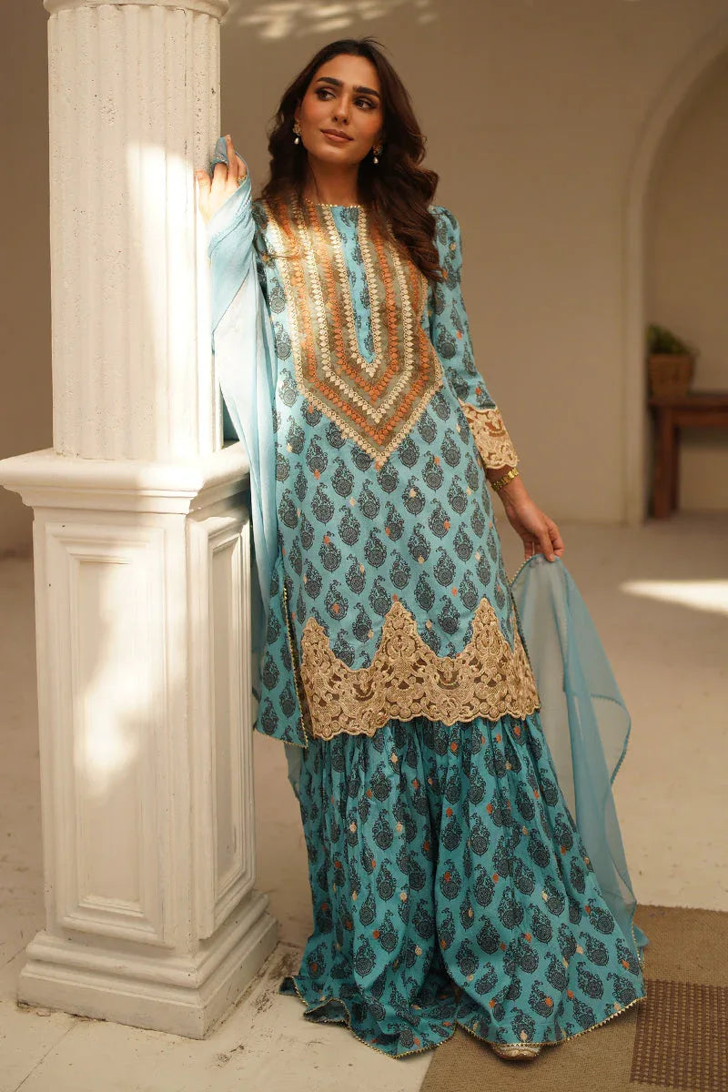 Ego | Diva Premium | ZEENAT 3 PIECE - Aqsa Fabrics