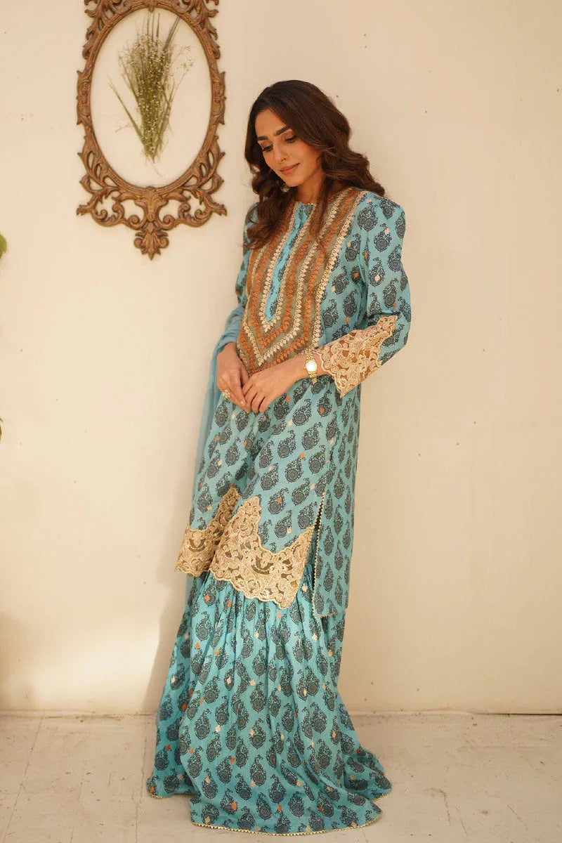 Ego | Diva Premium | ZEENAT 3 PIECE - Aqsa Fabrics