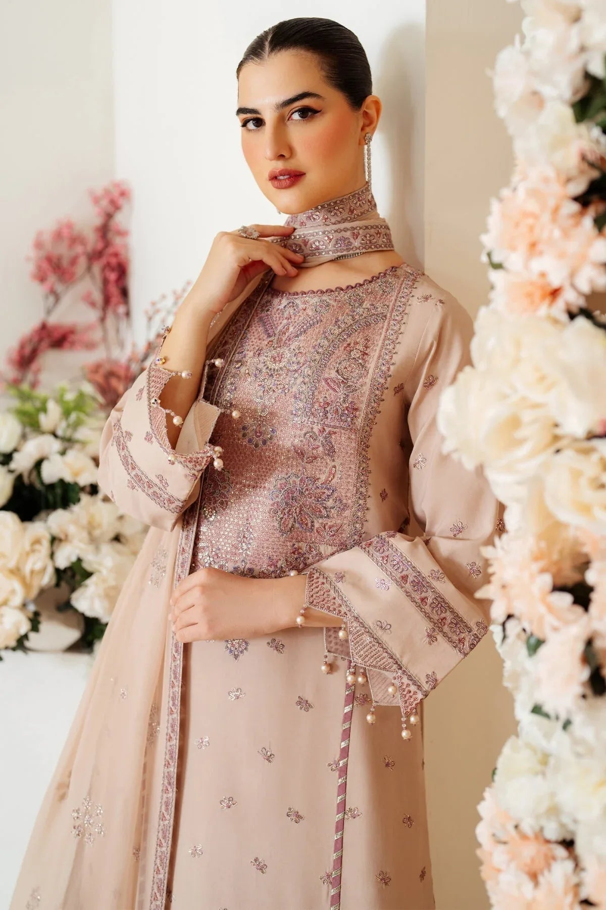 Alizeh | Luxury Raw Silk | AF-RS-08-TAFFY - Aqsa Fabrics